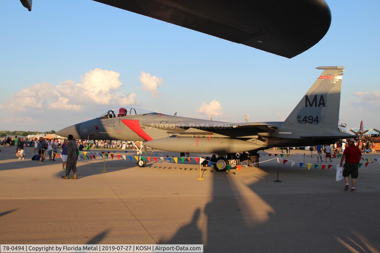 78-0494, 1978 McDonnell Douglas F-15C Eagle Eagle C/N 0477/C027, Air Venture 2019