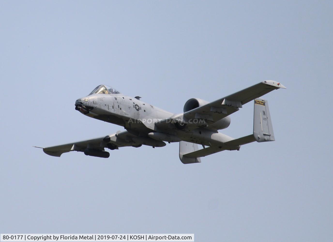 80-0177, 1980 Fairchild Republic A-10C Thunderbolt II C/N A10-0527, Air Venture 2019