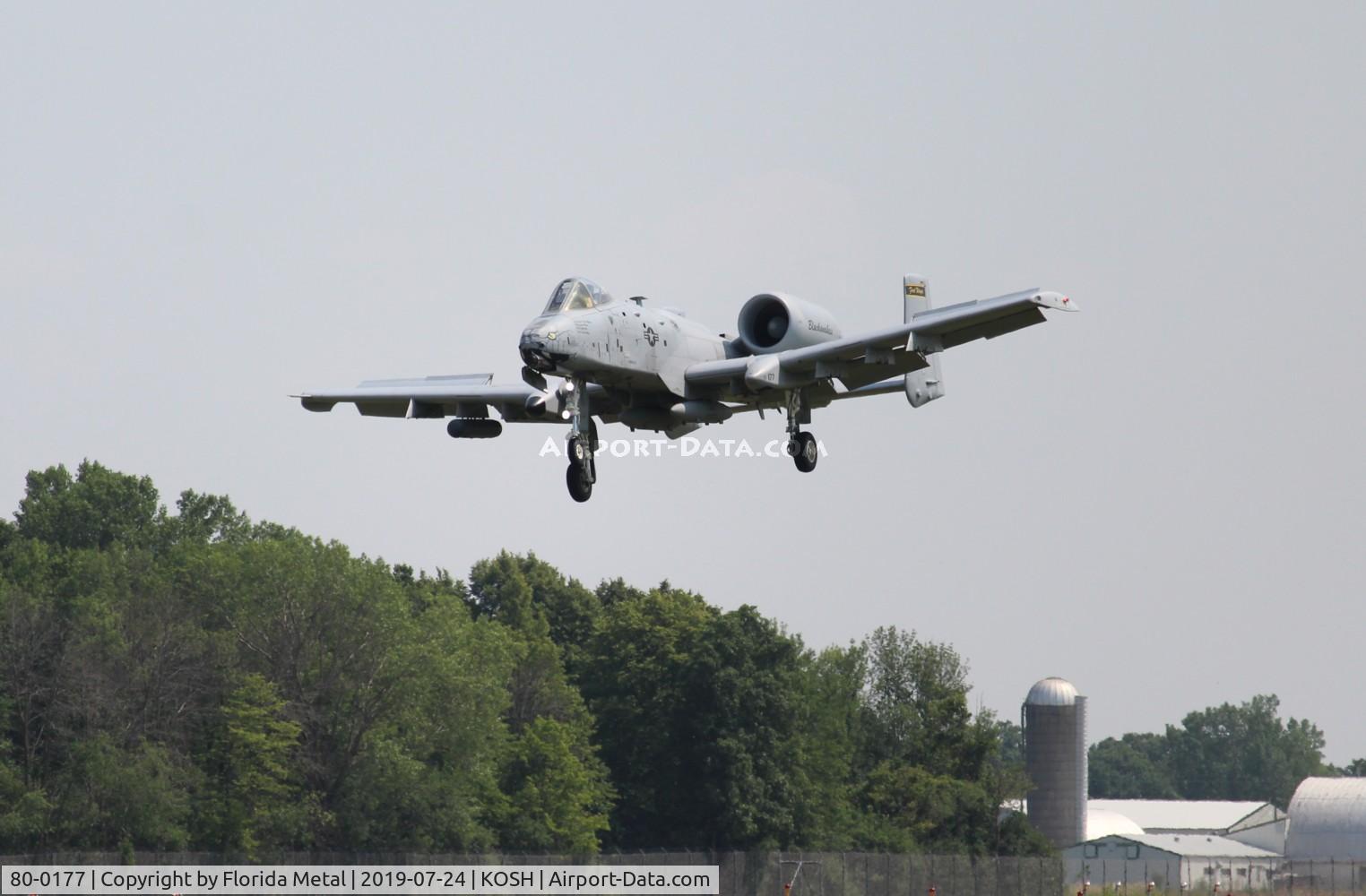 80-0177, 1980 Fairchild Republic A-10C Thunderbolt II C/N A10-0527, Air Venture 2019
