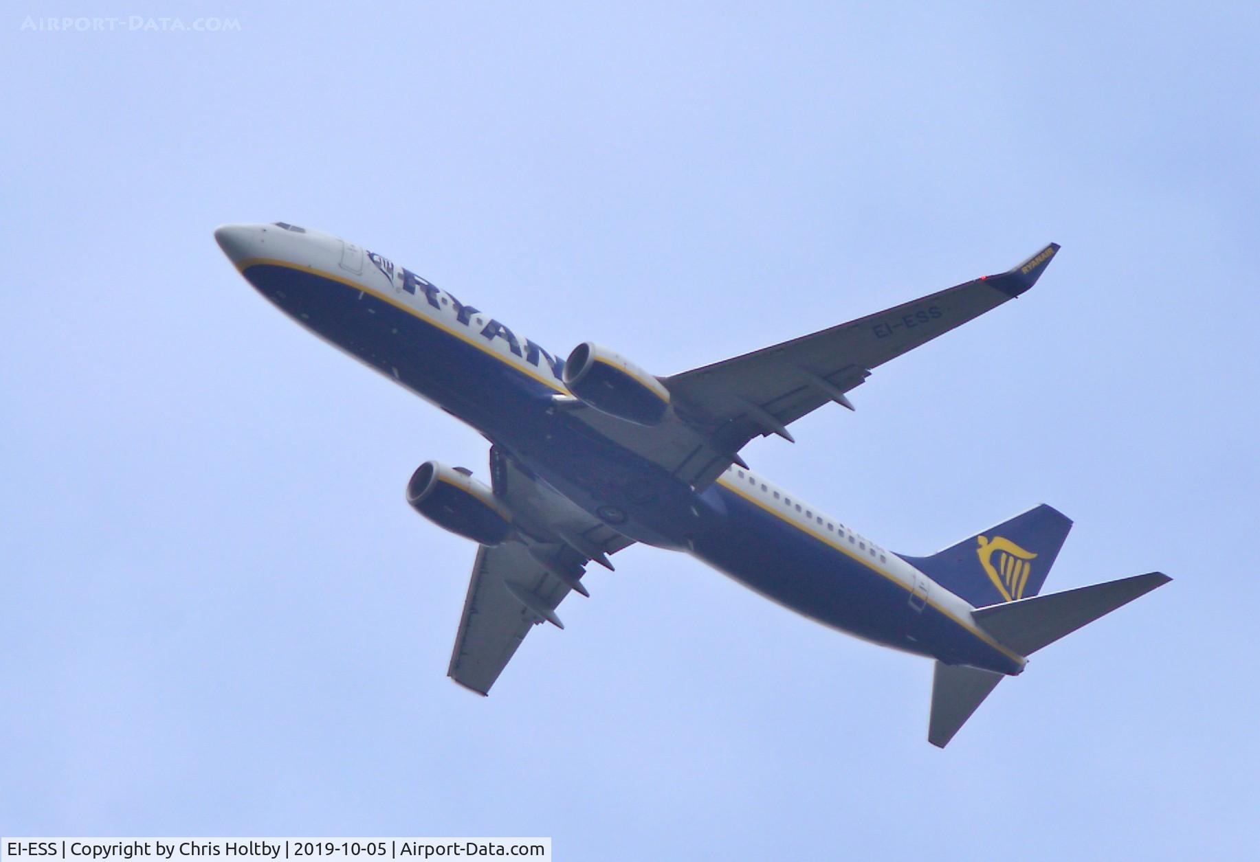 EI-ESS, 2011 Boeing 737-8AS C/N 35043, On final circuit approaching Stansted over Amwell, Herts