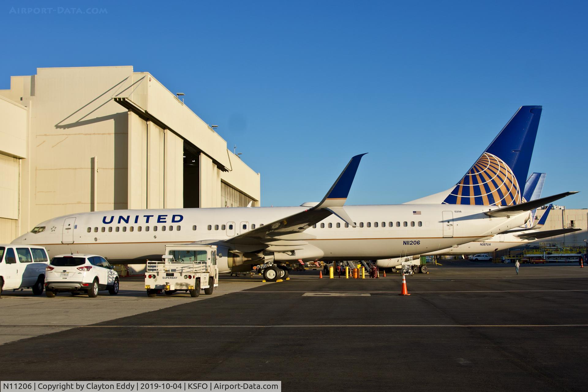 N11206, 2000 Boeing 737-824 C/N 30578, SFO 2019.