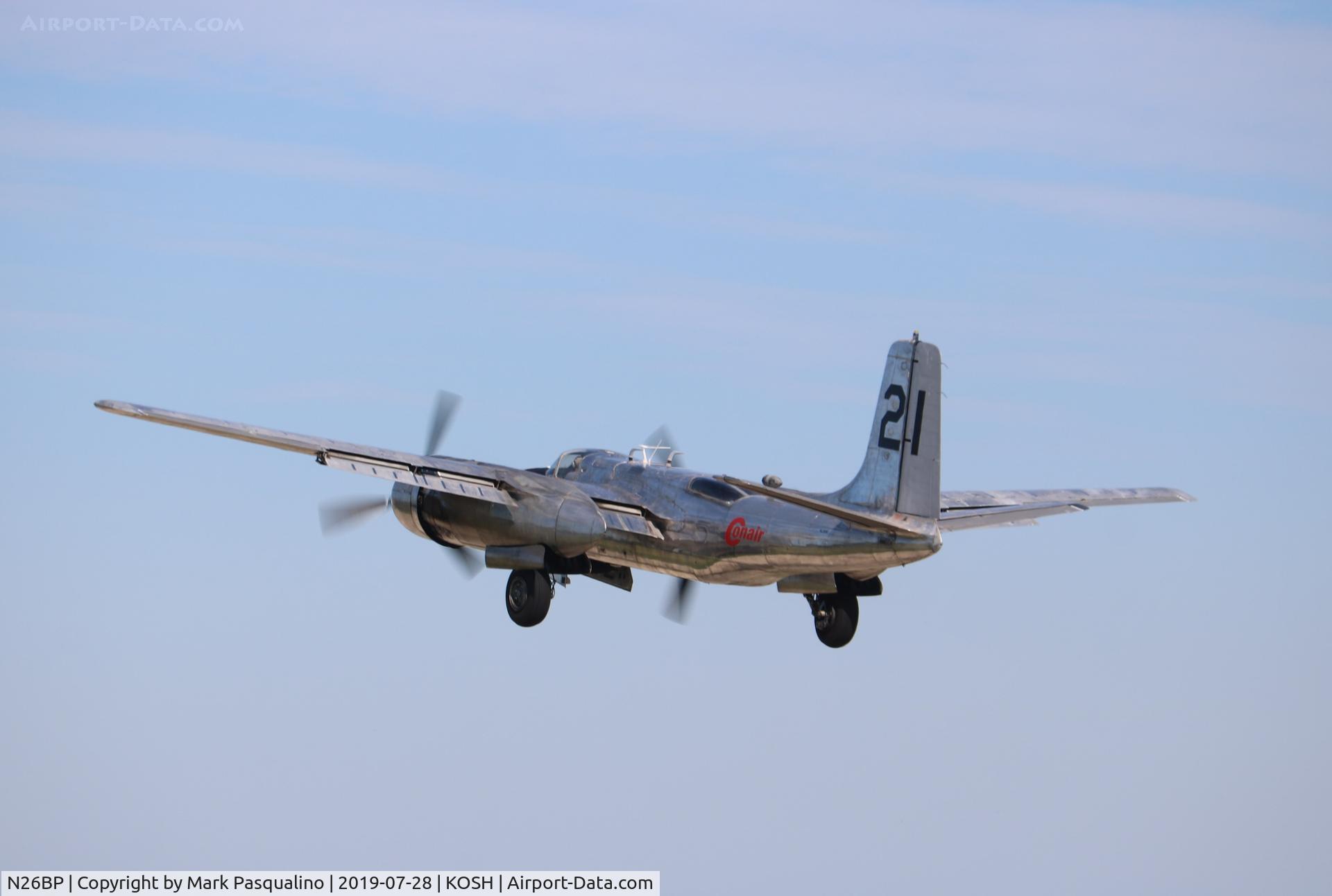 N26BP, 1944 Douglas A-26B Invader Invader C/N 7072, Douglas A-26B