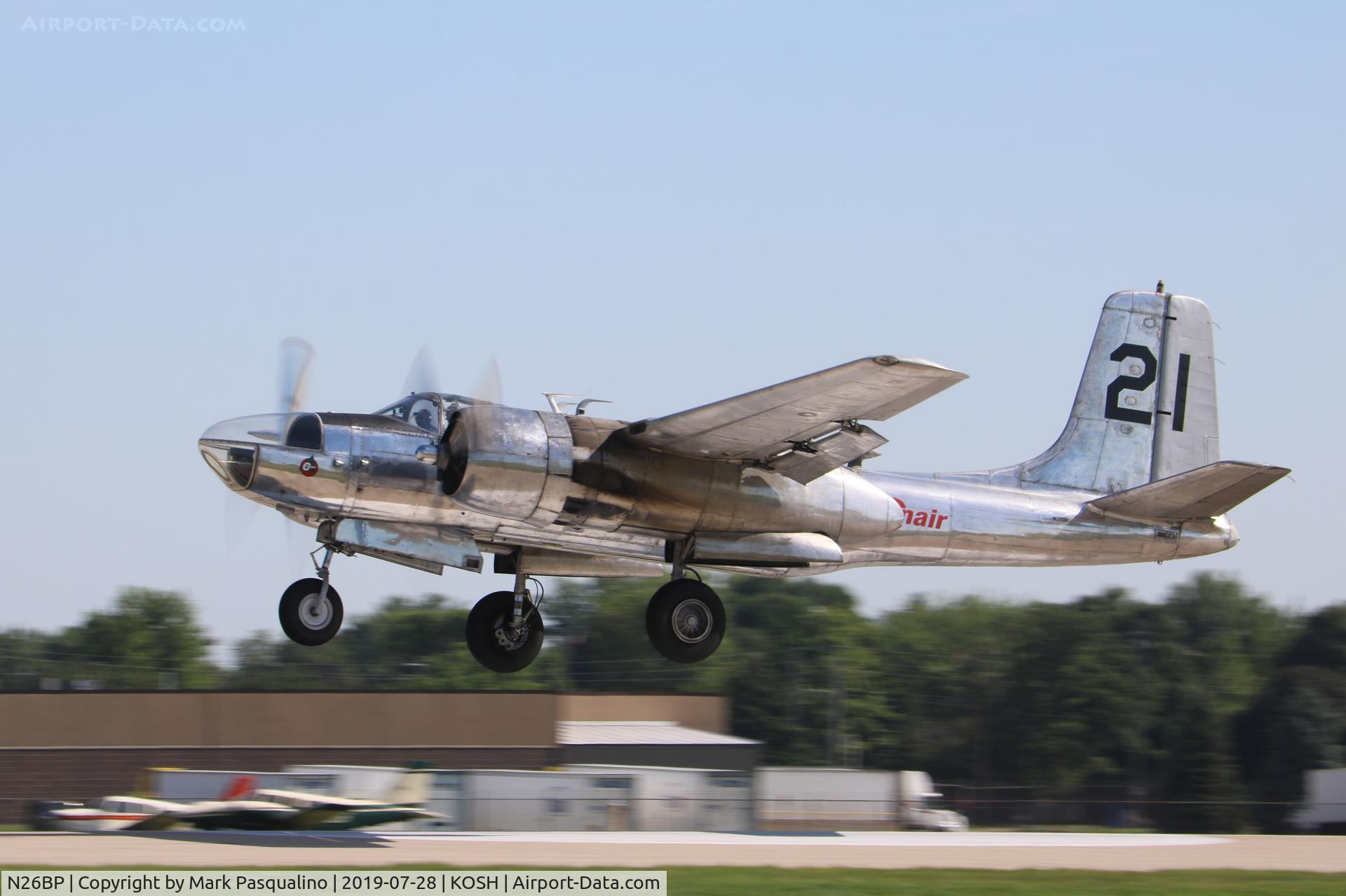 N26BP, 1944 Douglas A-26B Invader Invader C/N 7072, Douglas A-26B