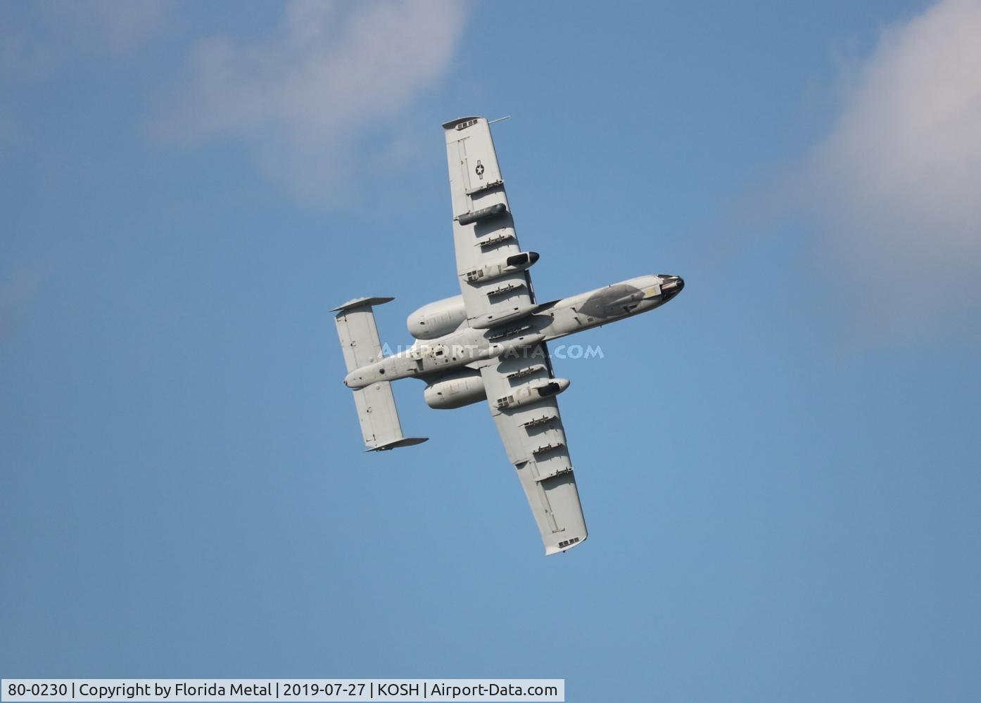80-0230, 1980 Fairchild Republic A-10C Thunderbolt II C/N A10-0580, Air Venture 2019