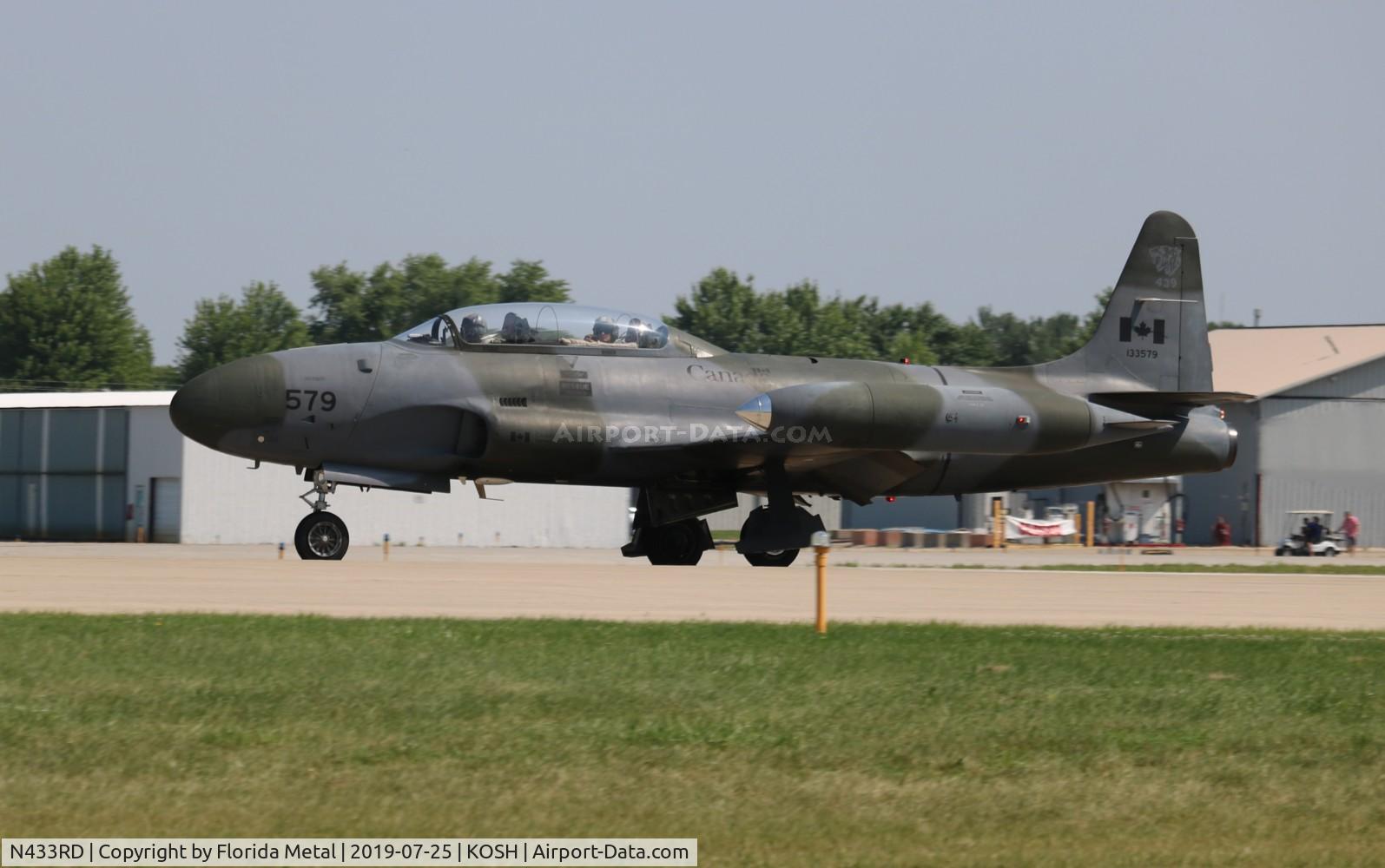 N433RD, 1952 Canadair CT-133 Silver Star C/N T33-579, CT-133