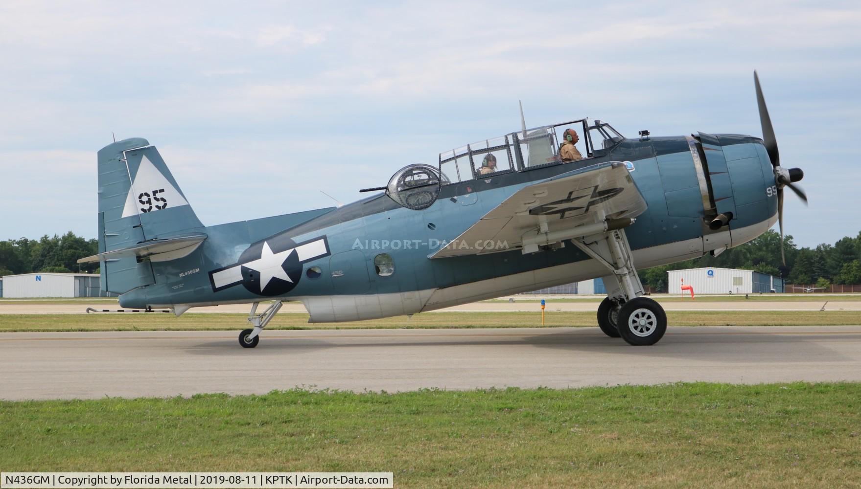 N436GM, Grumman TBM-3E Avenger C/N 4341 (Bu91436), TBM-3E