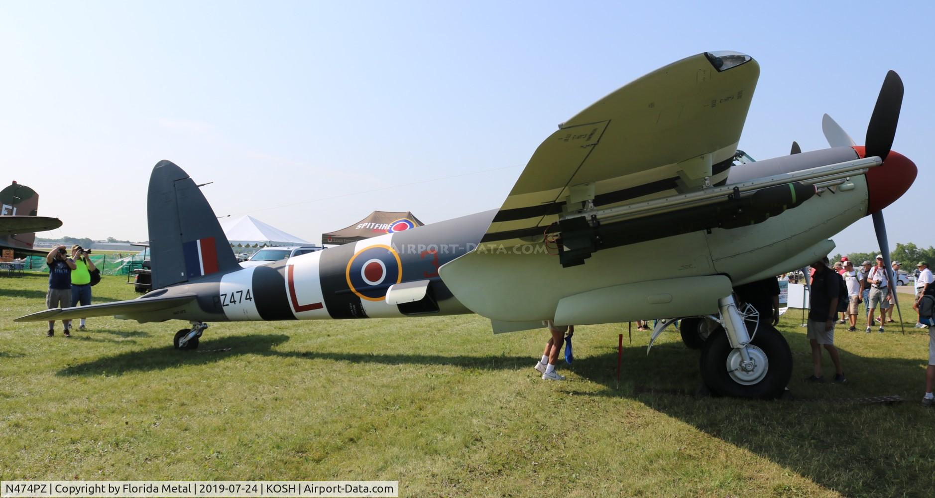N474PZ, 1945 De Havilland DH.98 Mosquito FB.VI C/N NZ2384/PZ474, Mosquito
