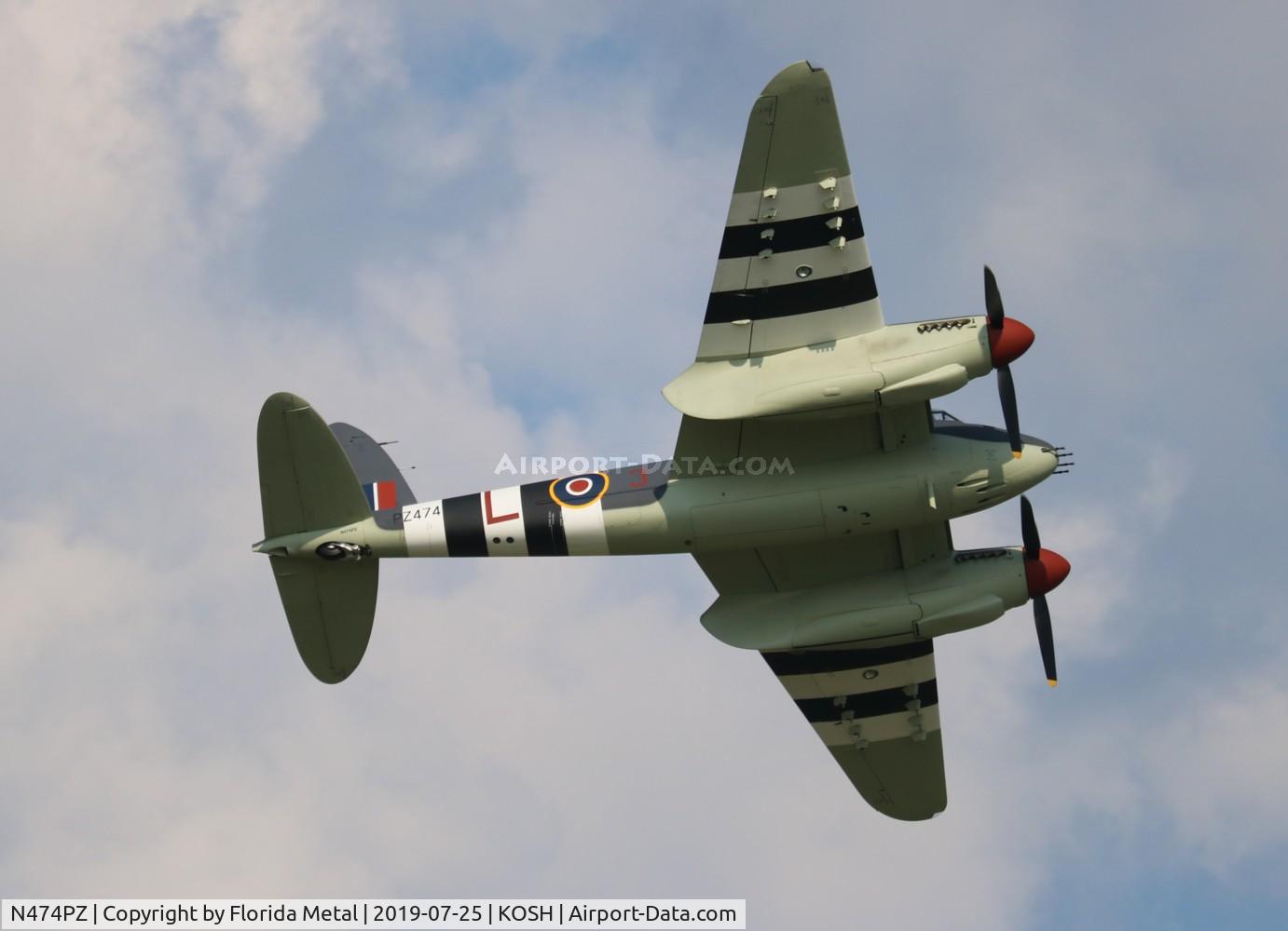 N474PZ, 1945 De Havilland DH.98 Mosquito FB.VI C/N NZ2384/PZ474, Mosquito