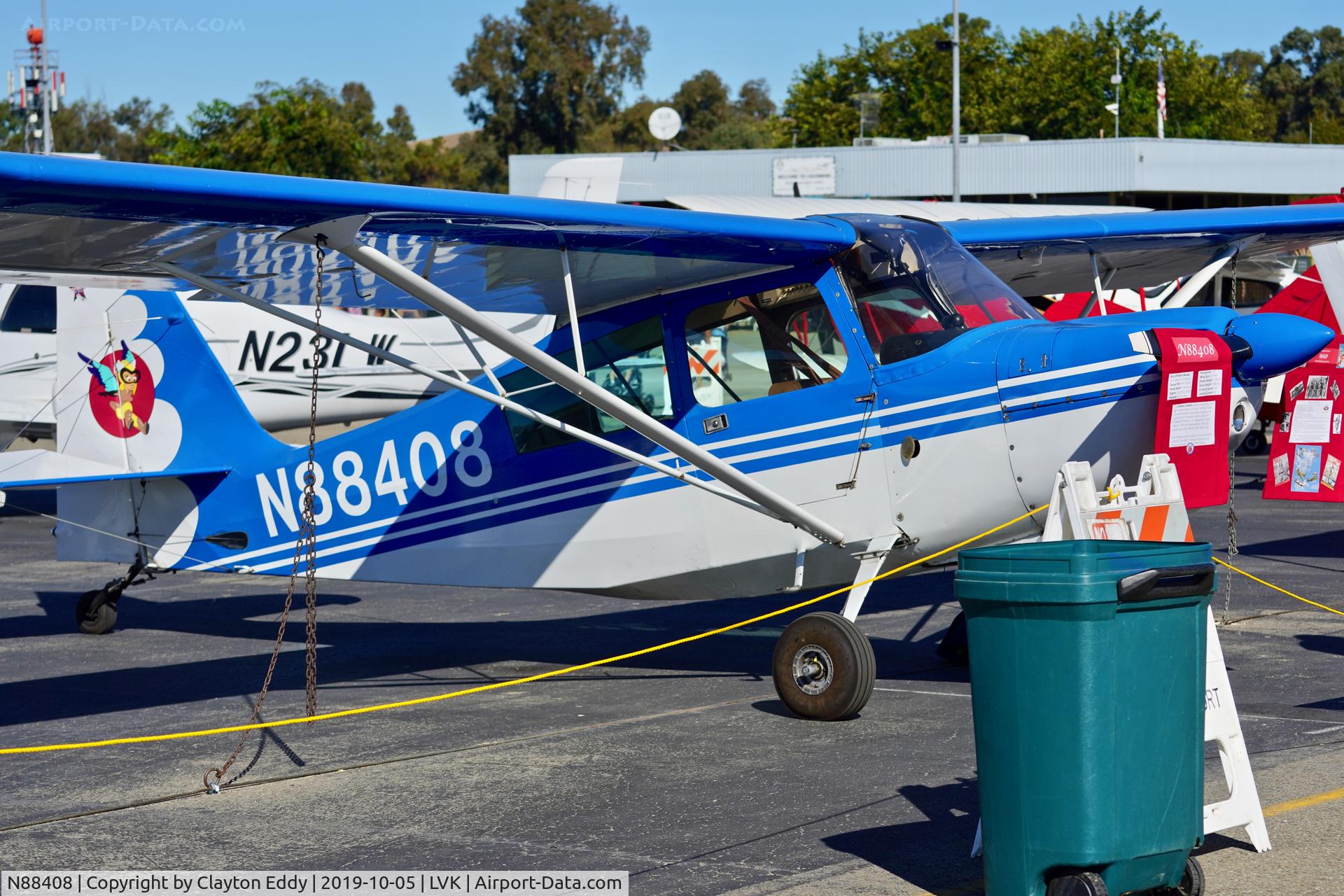 N88408, 1974 Bellanca 7ECA Citabria C/N 1062-75, Livermore Airport Airshow California 2019.