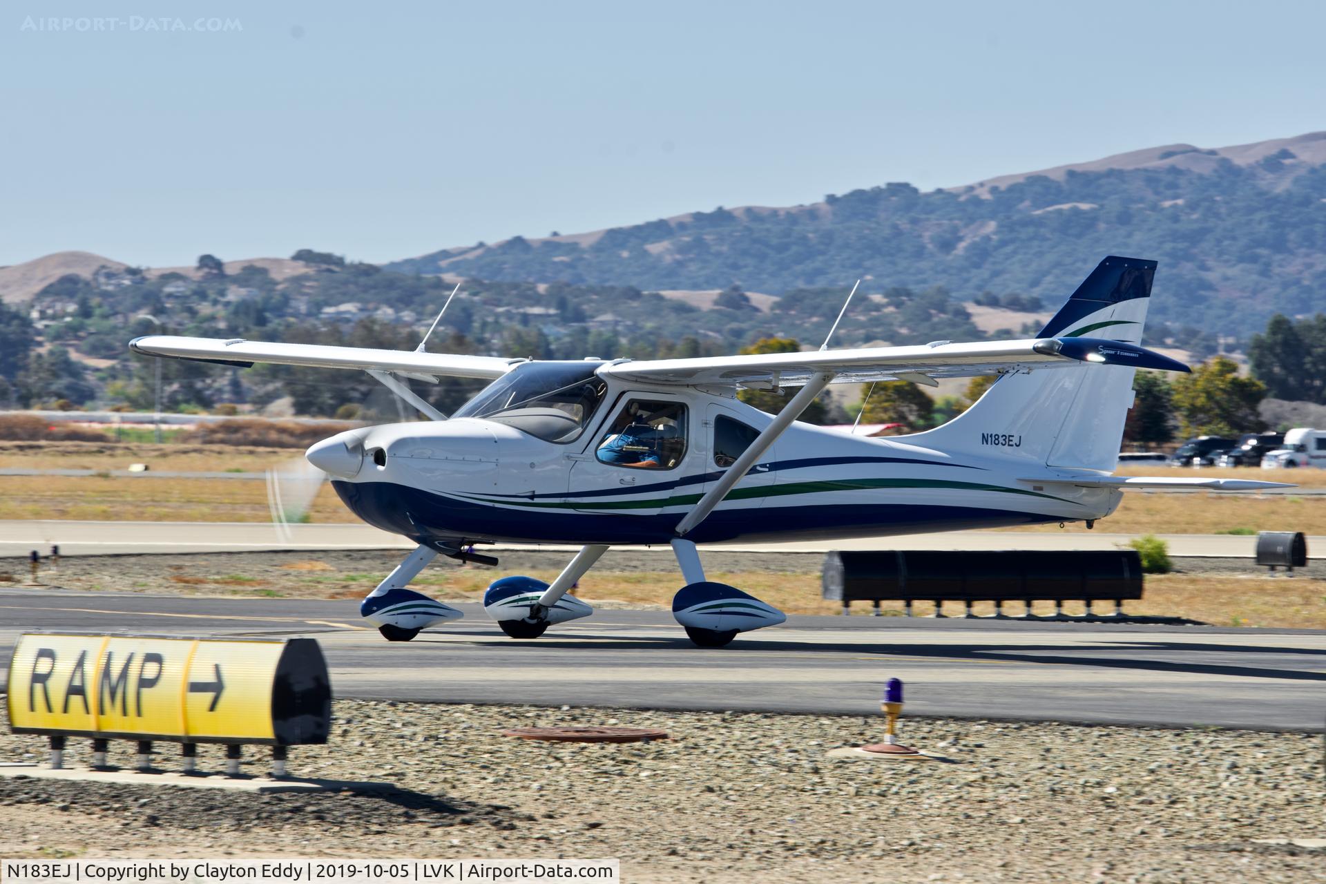 N183EJ, 2017 Glasair Aviation USA Inc Sportsman GS-2 C/N 7464, Livermore Airport airshow California 2019.