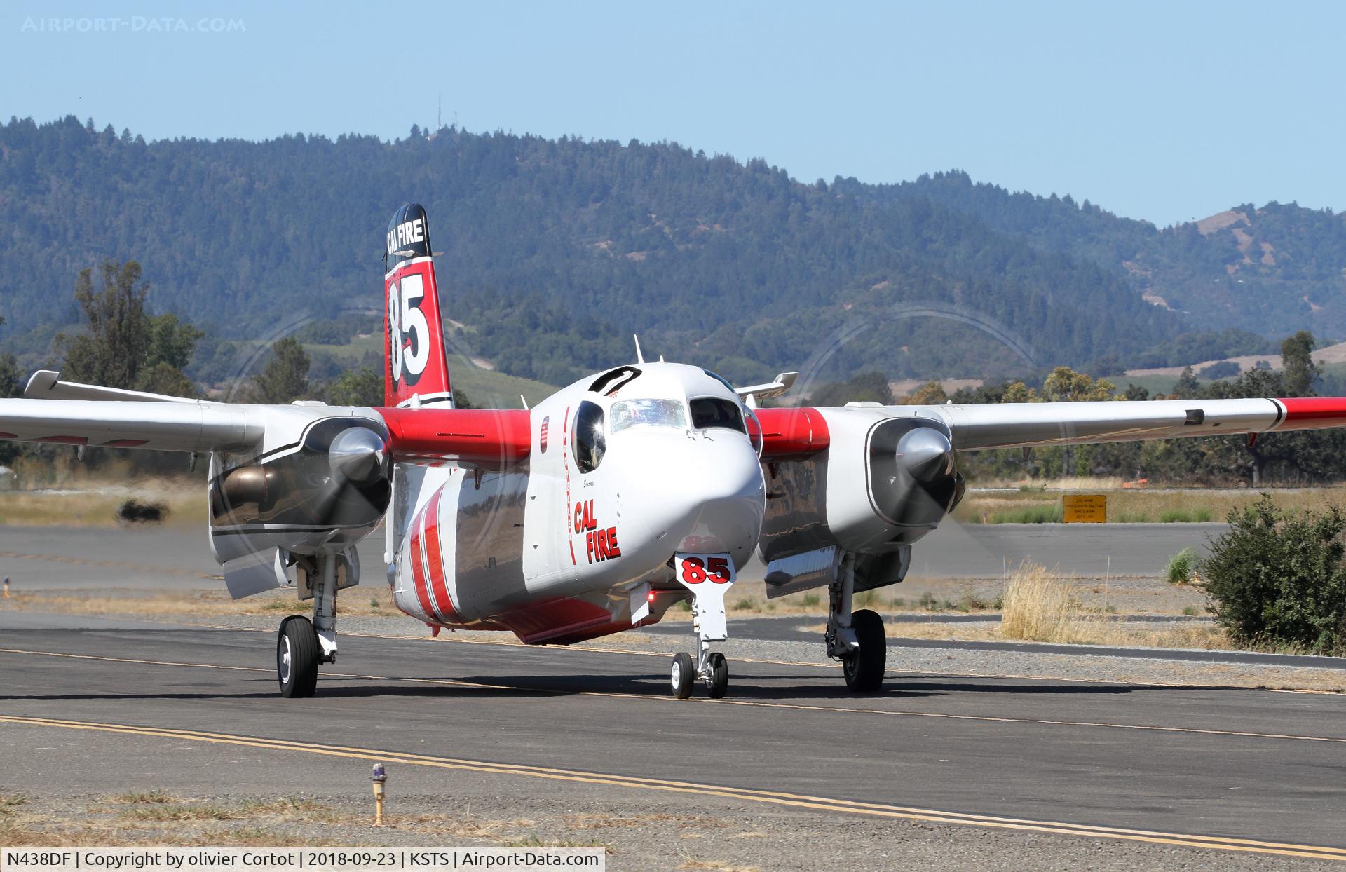 N438DF, Marsh Aviation S-2F3AT C/N 151640, returning to base