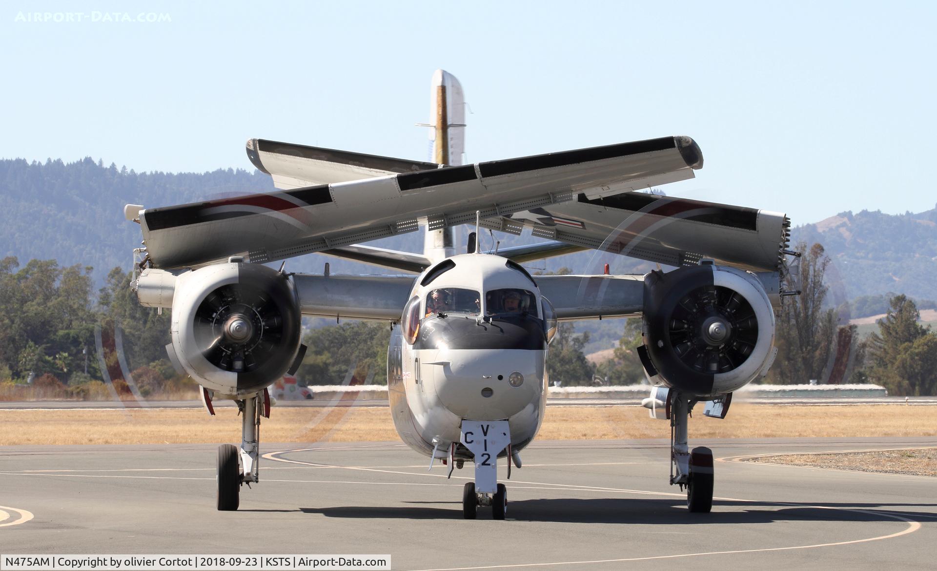 N475AM, Grumman C-1A Trader C/N 34, front view