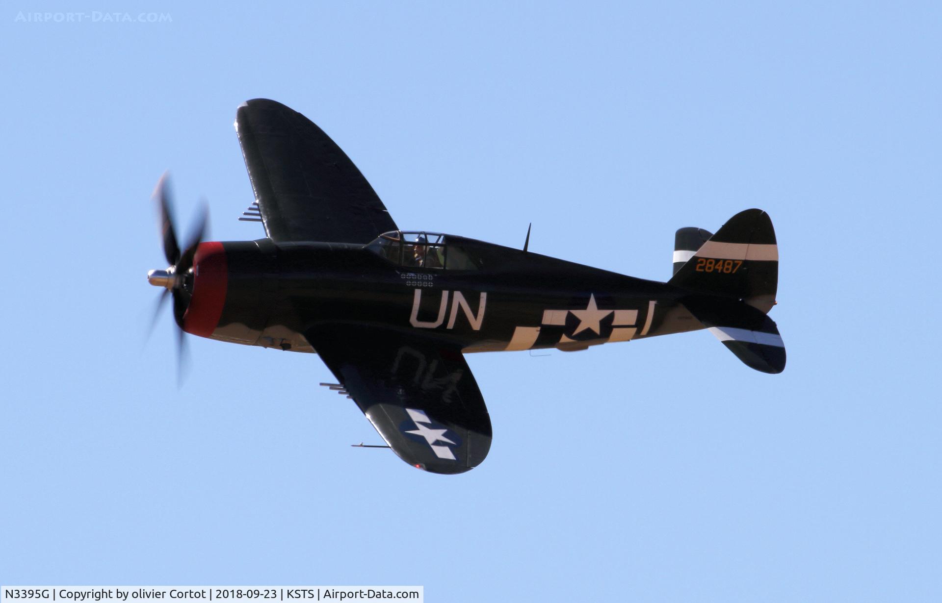 N3395G, 1942 Republic P-47G-15-CU Thunderbolt C/N 42-25254, Santa Rosa airshow