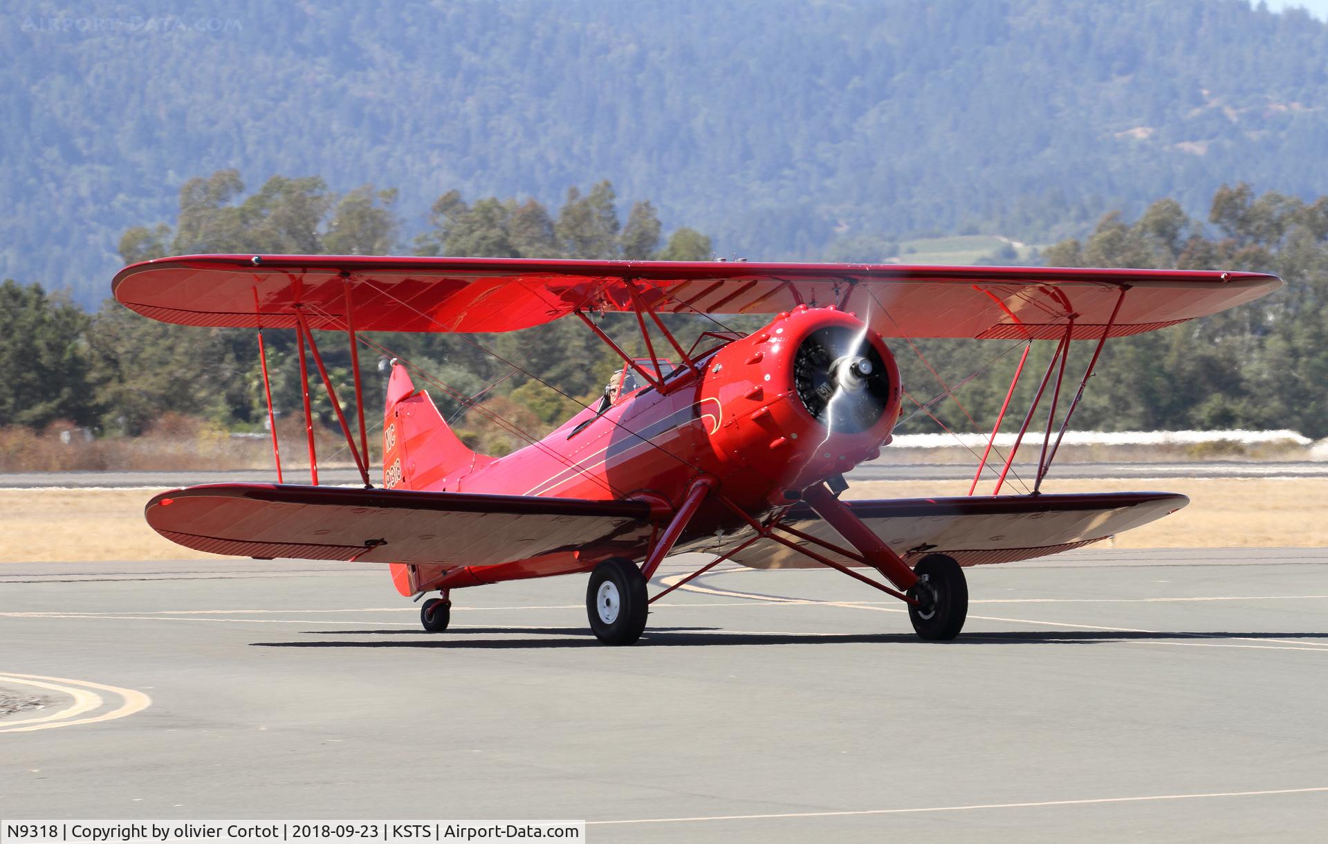 N9318, Waco UPF-7 C/N 5345, beautiful colors