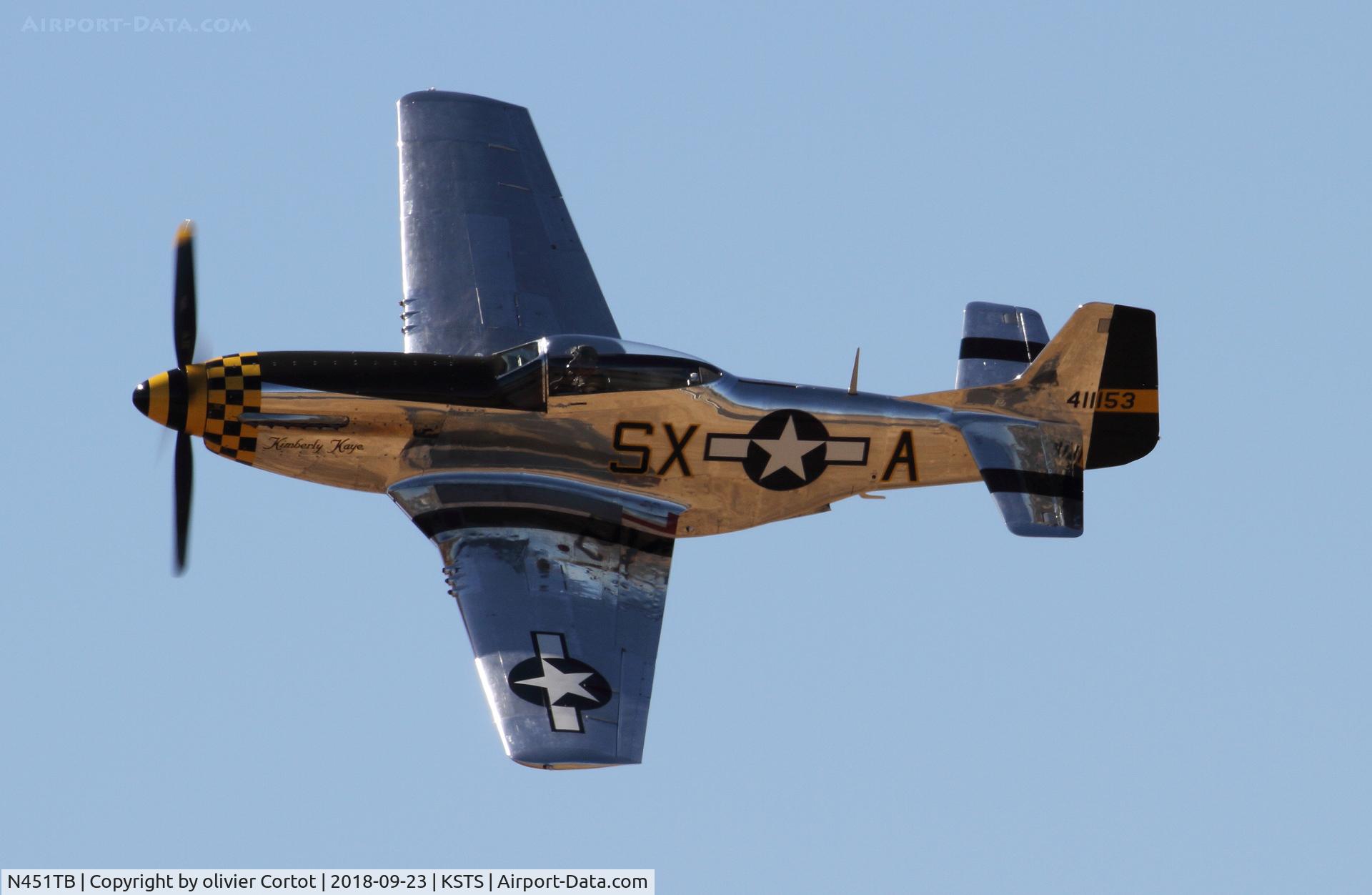 N451TB, 1944 North American F-51D Mustang C/N 44-11153, Santa Rosa airshow