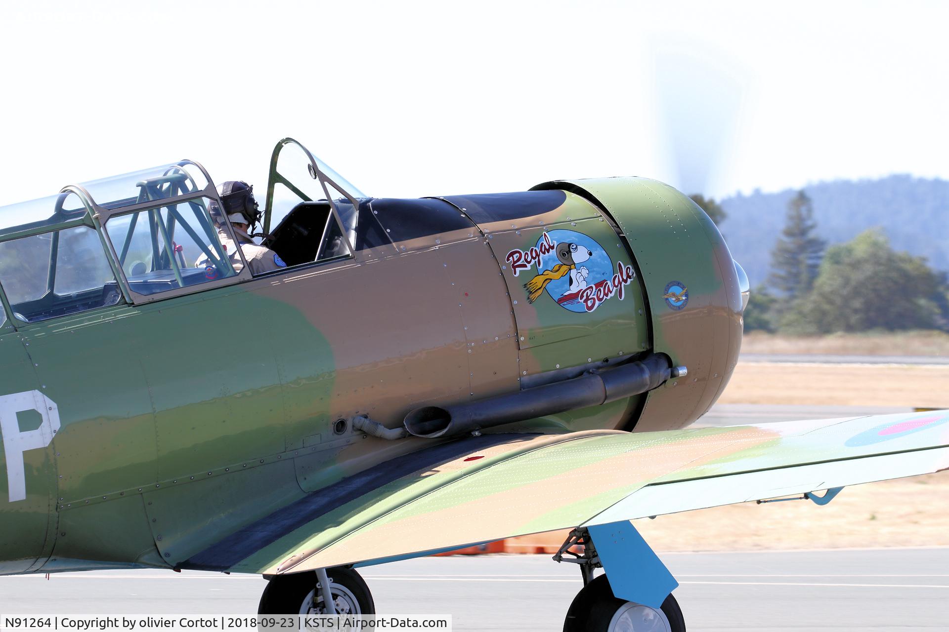 N91264, 1952 Canadian Car & Foundry Harvard MK IV C/N CCF4-123, nice nose art !