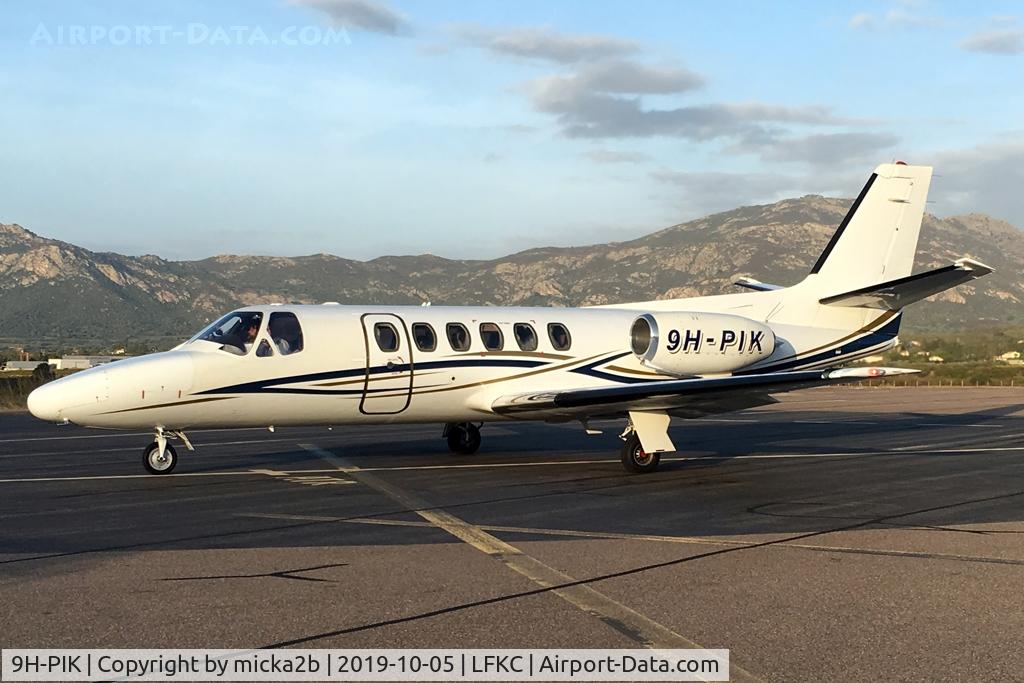 9H-PIK, 1982 Cessna 550 Citation II C/N 550-0324, Taxiing