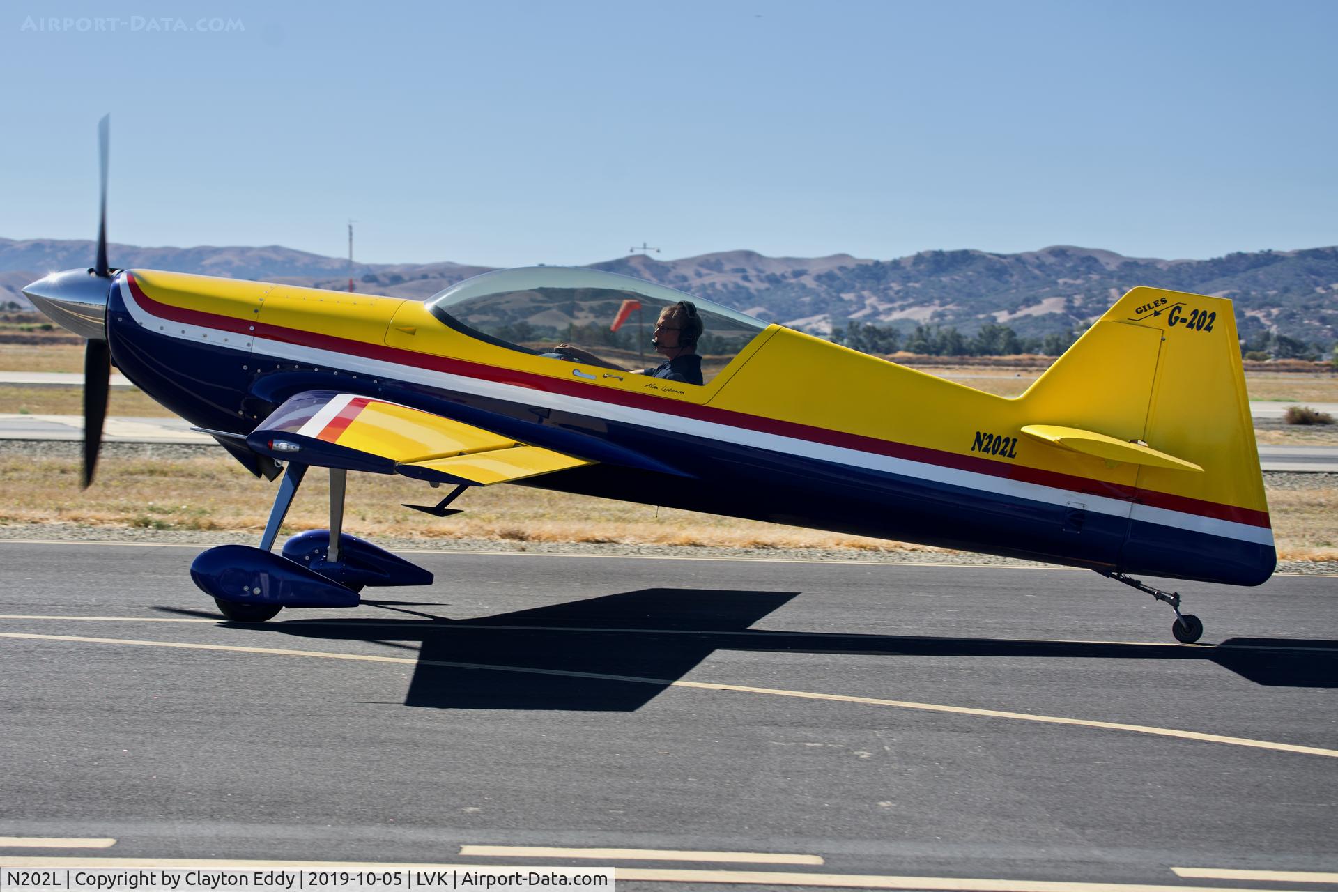 N202L, 2001 Giles G-202 C/N 001, Livermore airport airshow 2019.