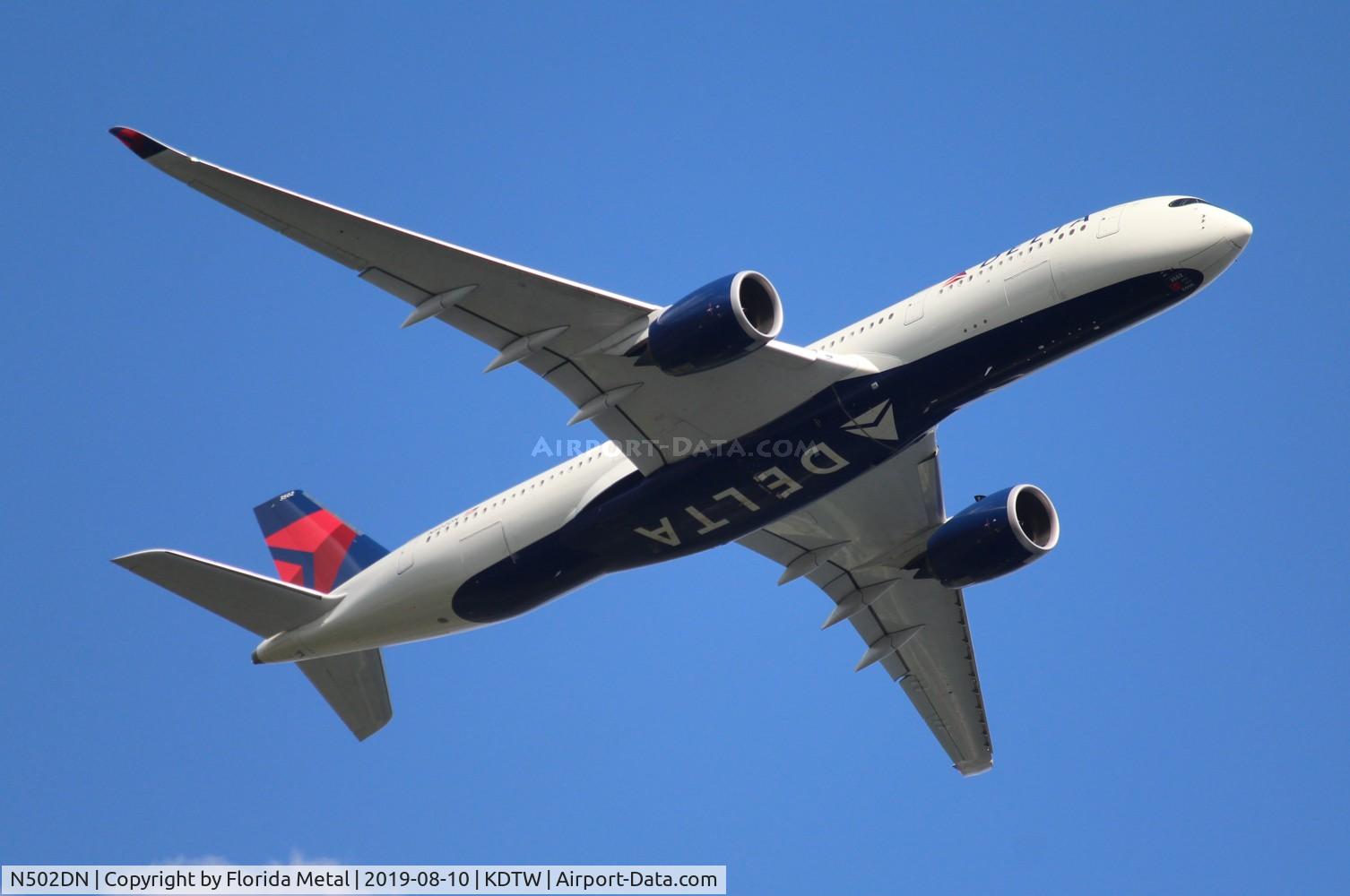 N502DN, 2017 Airbus A350-941 C/N 135, Delta