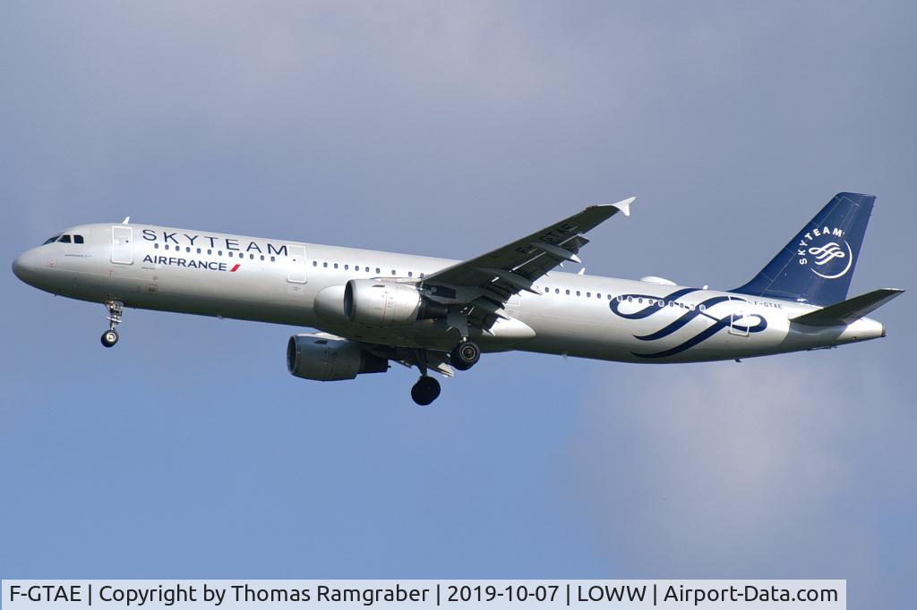 F-GTAE, 1998 Airbus A321-211 C/N 0796, Air France Airbus A321 (SKYTEAM - c/s)