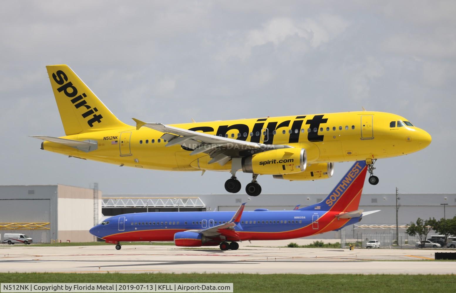 N512NK, 2006 Airbus A319-132 C/N 2673, Spirit
