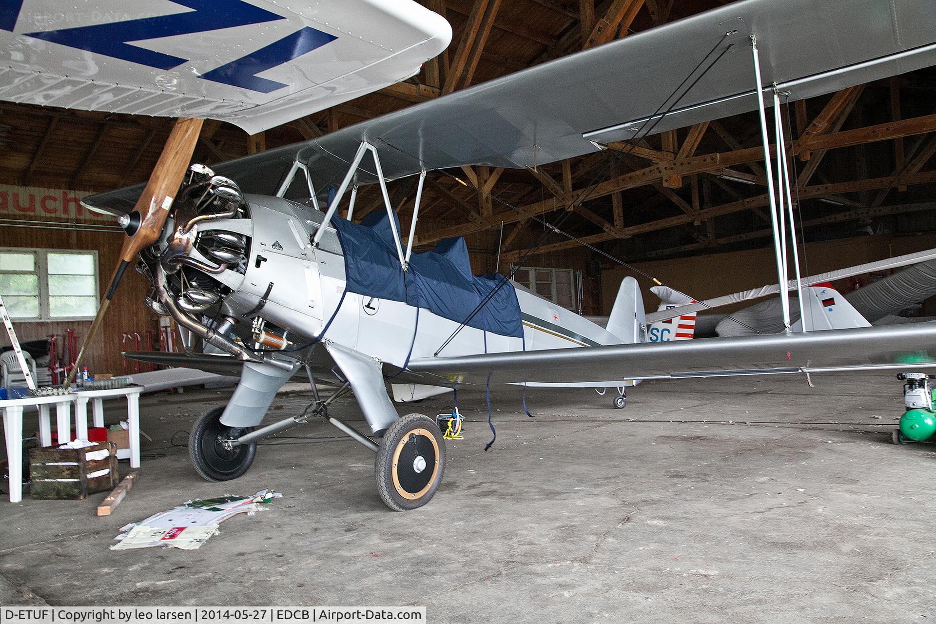 D-ETUF, 1936 Focke-Wulf Fw-44J Stieglitz C/N 168, Ballenstedt 27.5.2014