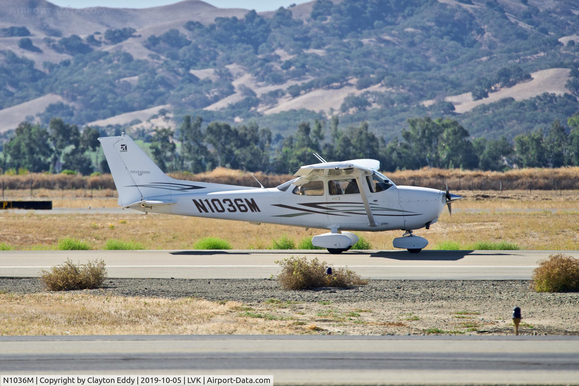 N1036M, 2007 Cessna 172S C/N 172S10599, Livermore airport California 2019.