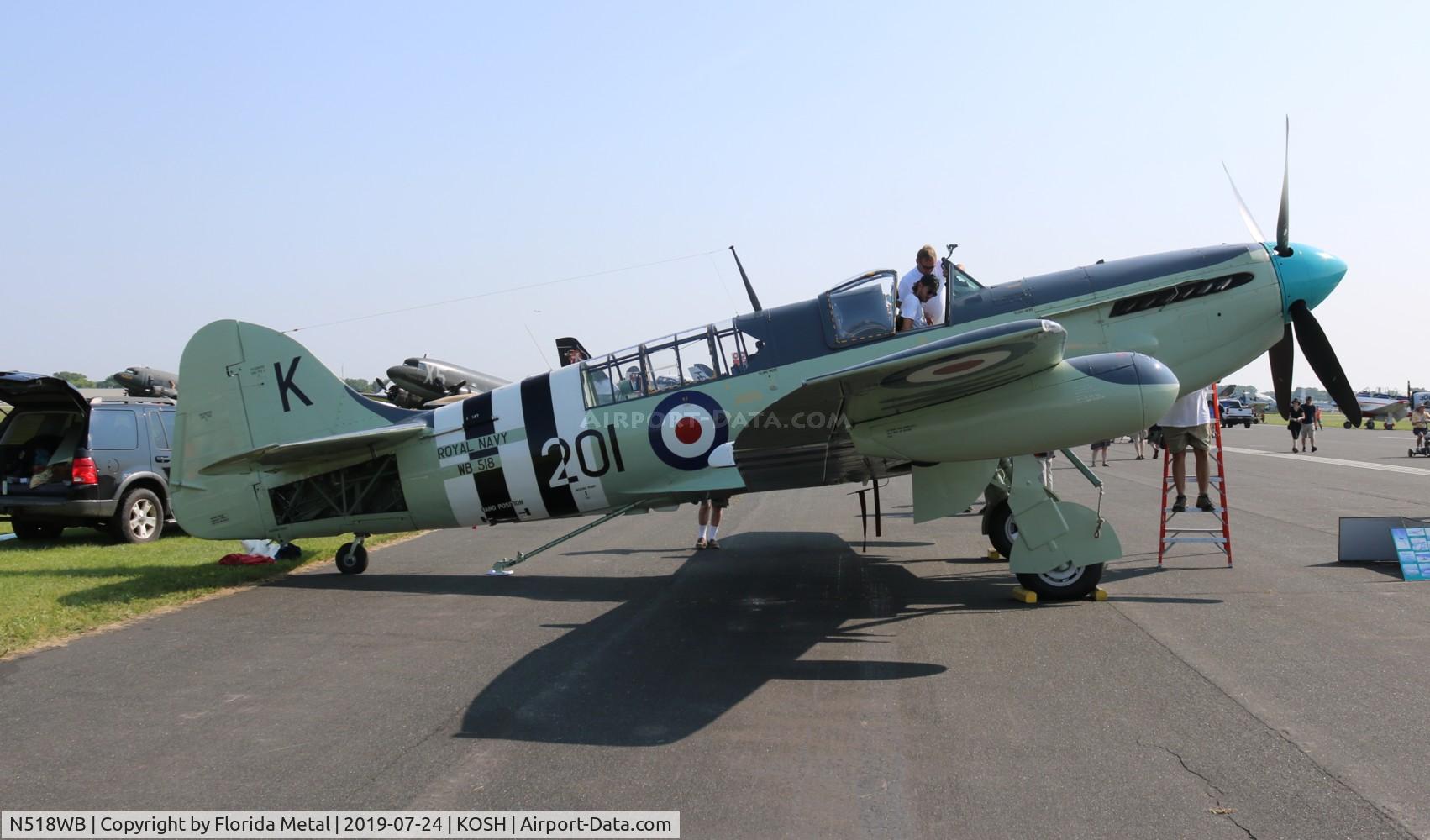 N518WB, 1950 Fairey Firefly AS.6 C/N F.8646, Firefly
