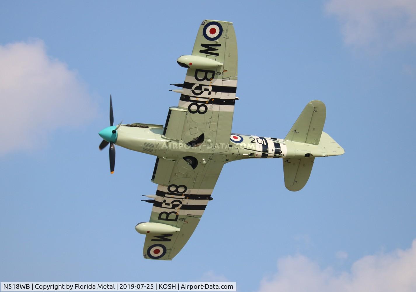N518WB, 1950 Fairey Firefly AS.6 C/N F.8646, Firefly