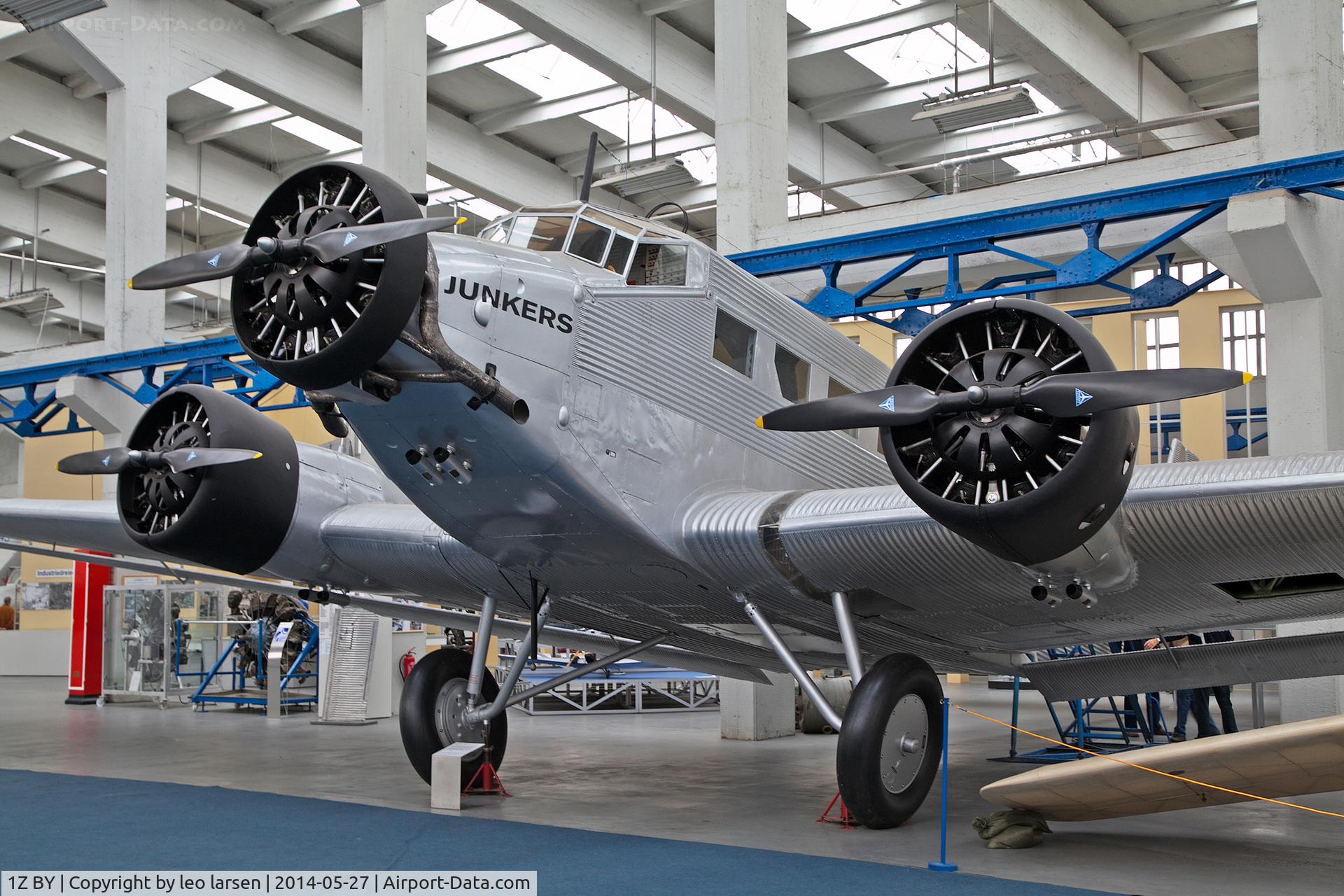 1Z BY, Junkers Ju-52/3m g4e C/N 6134 + 6791, Technik museum Dessau 27.5.2014