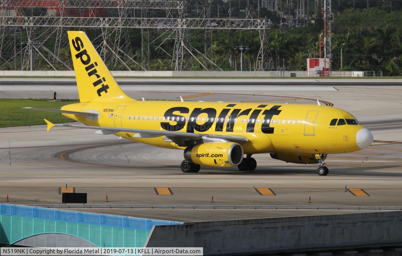 N519NK, 2006 Airbus A319-132 C/N 2723, Spirit