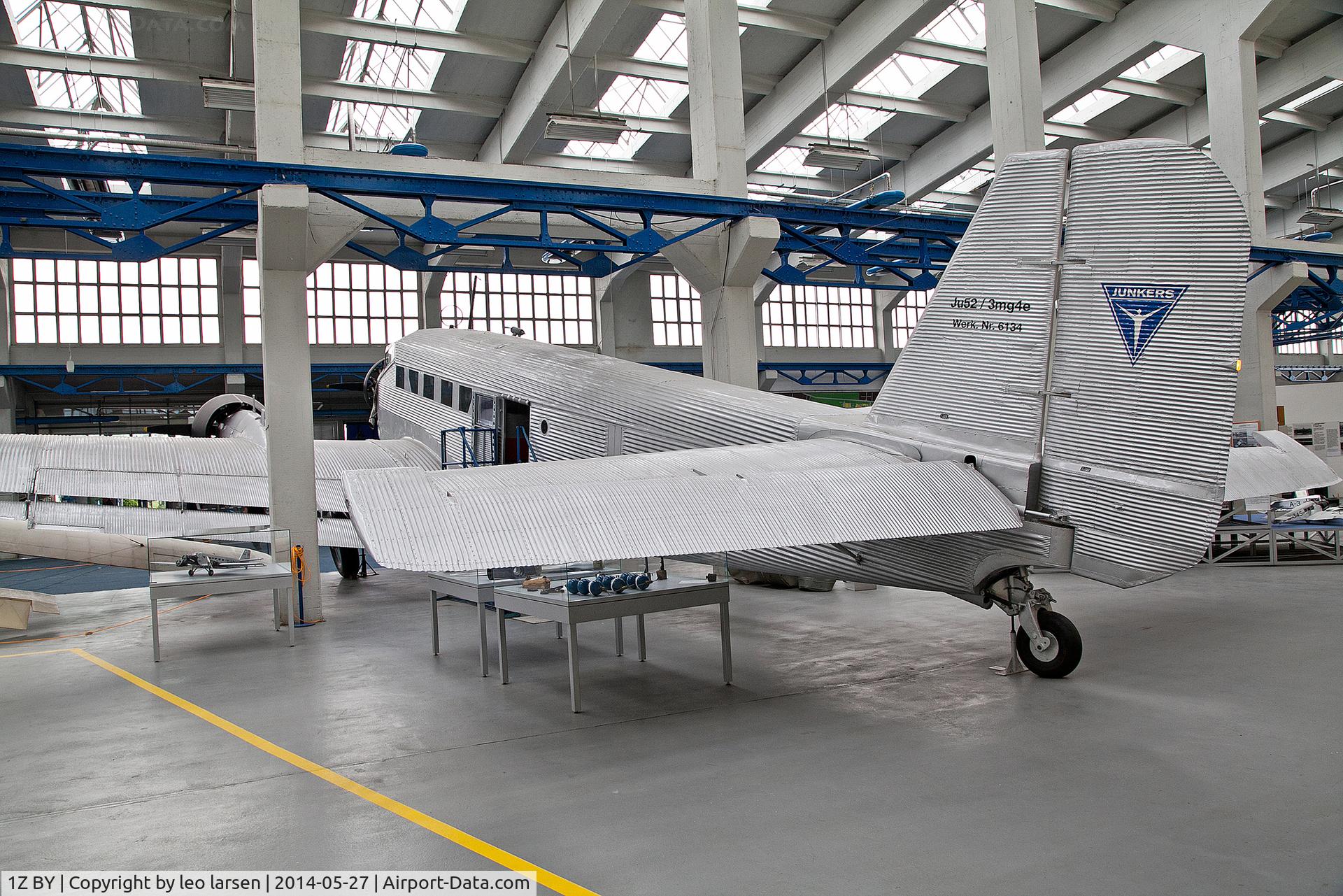 1Z BY, Junkers Ju-52/3m g4e C/N 6134 + 6791, Technikmuseum Dessau 27.5.2014