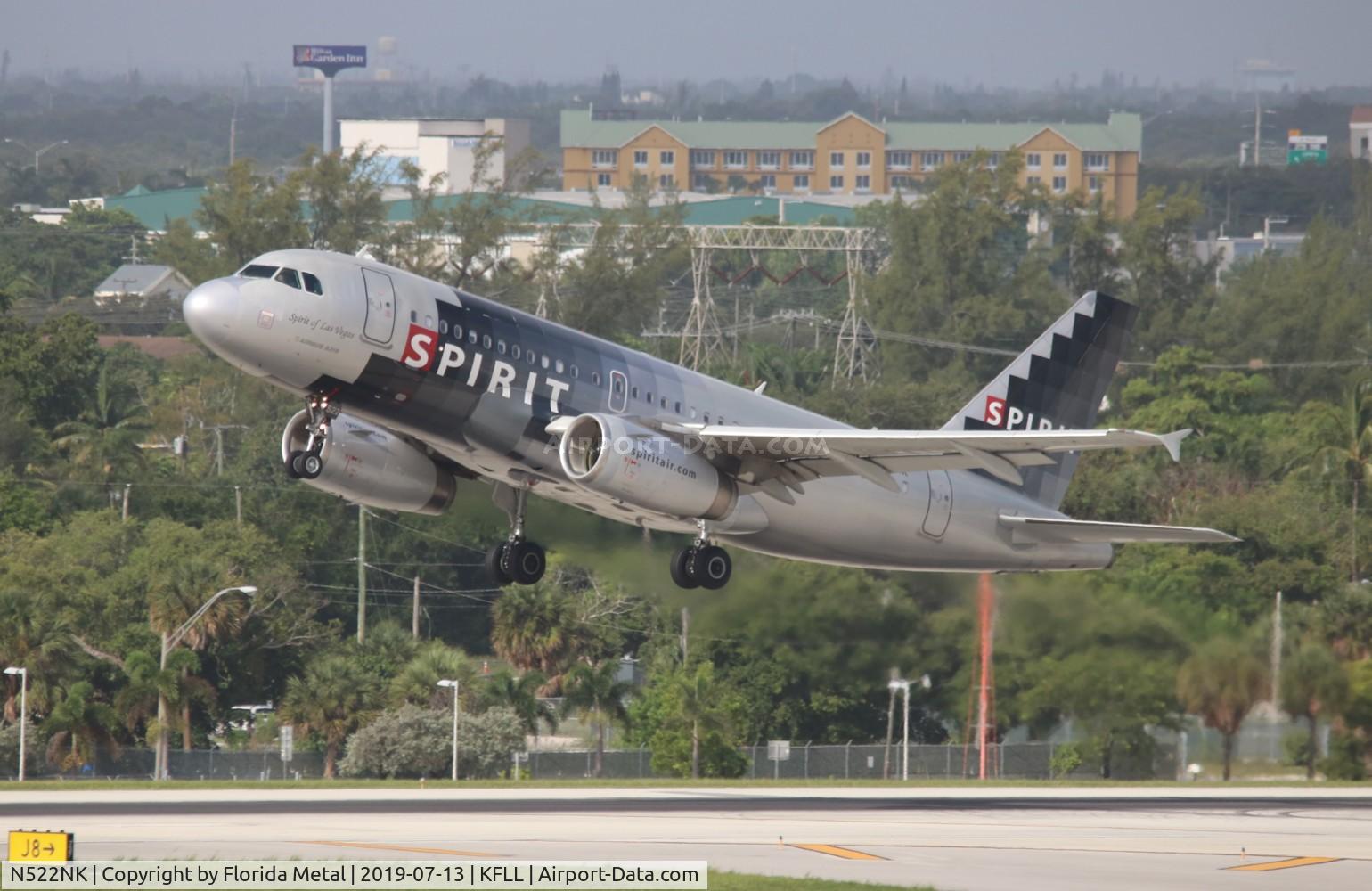 N522NK, 2006 Airbus A319-132 C/N 2893, Spirit