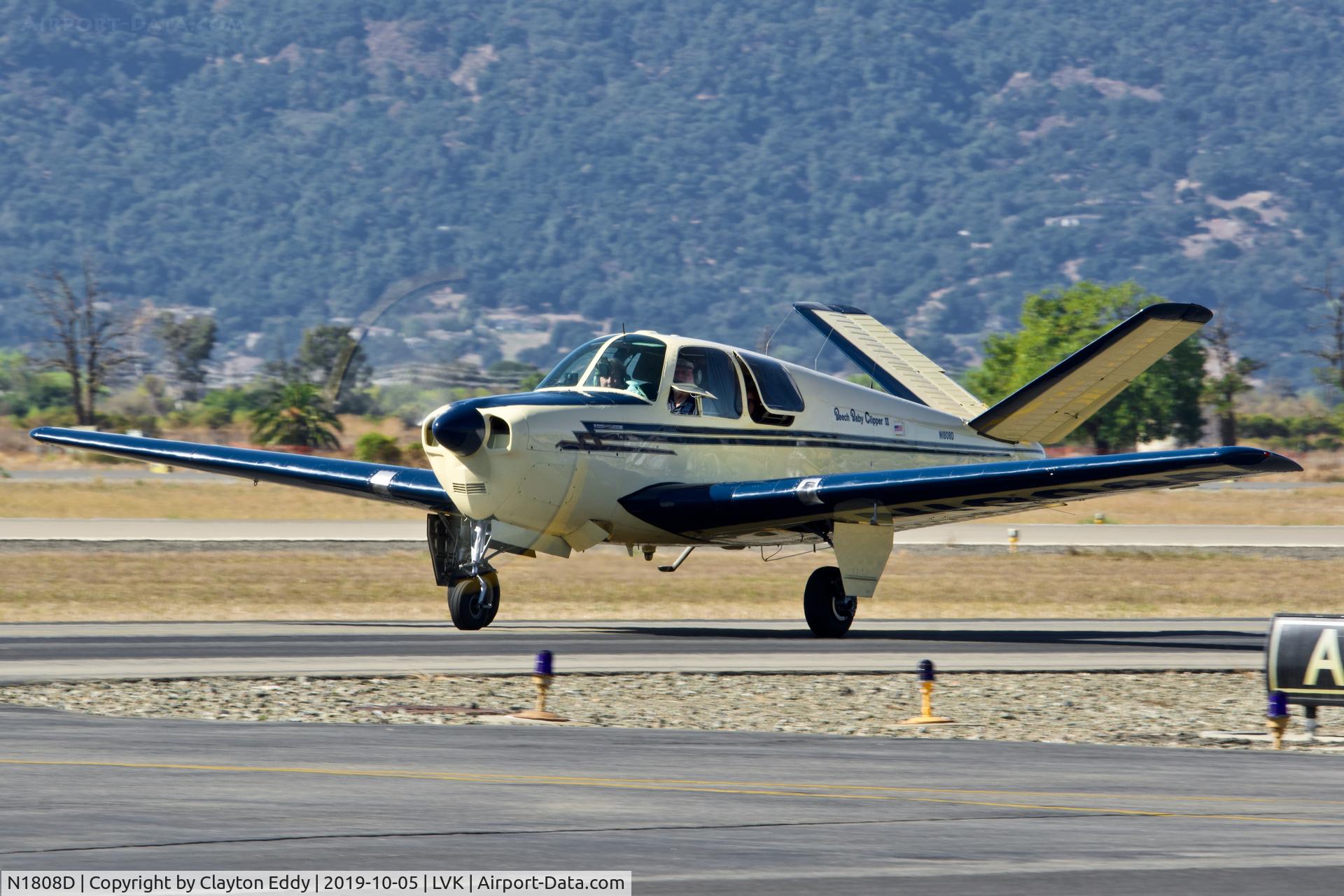 N1808D, 1952 Beech C35 Bonanza C/N D-3077, Livermore airport airshow 2019.