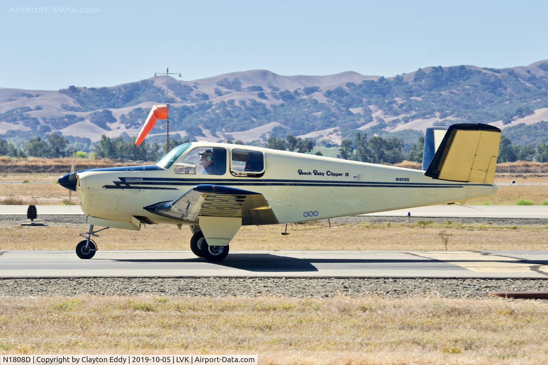 N1808D, 1952 Beech C35 Bonanza C/N D-3077, Livermore airport airshow 2019.