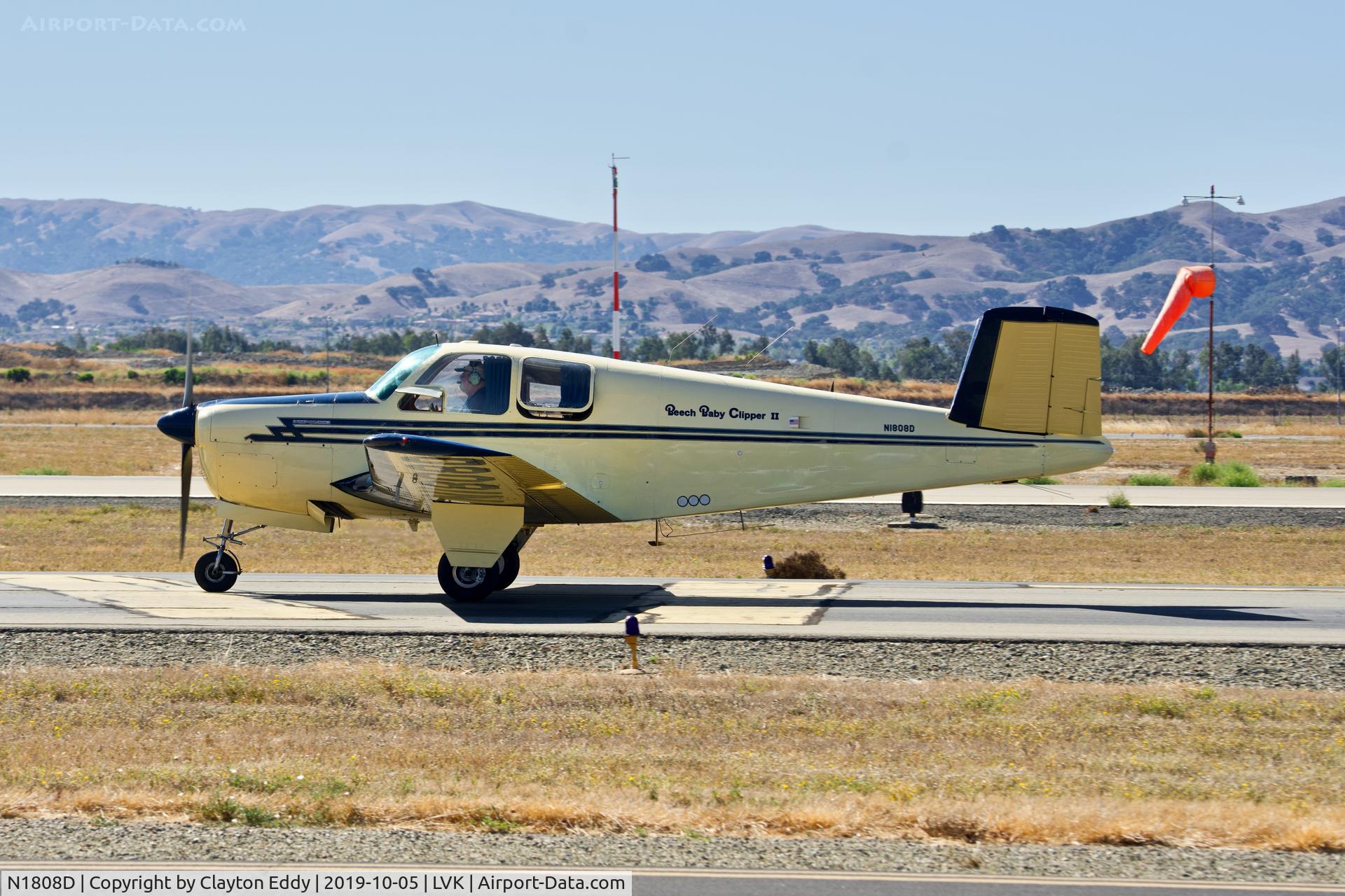 N1808D, 1952 Beech C35 Bonanza C/N D-3077, Livermore airport airshow 2019.