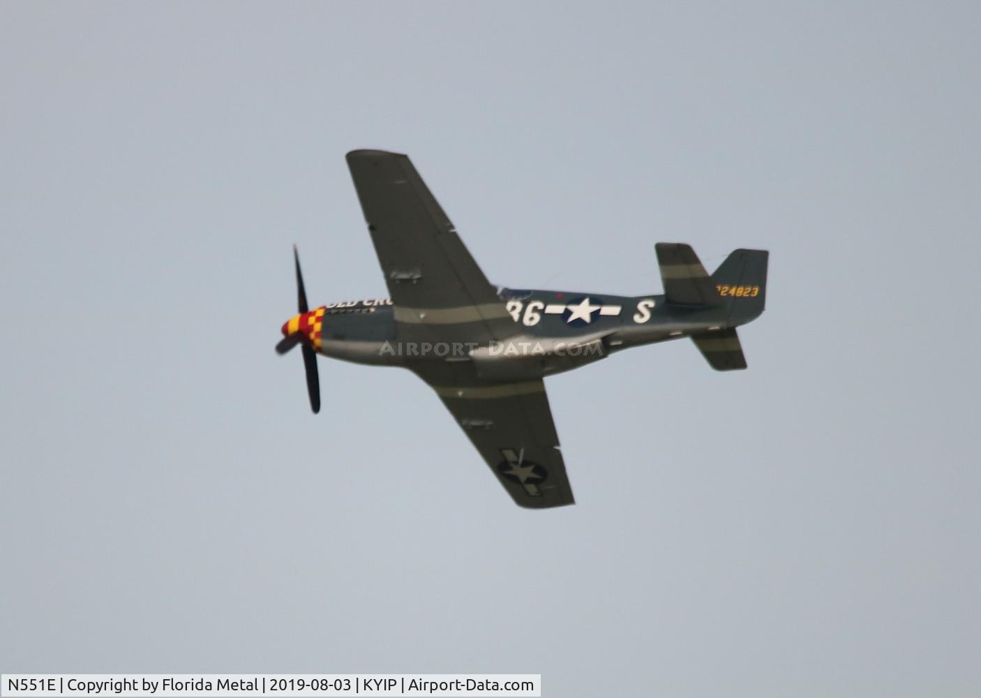 N551E, 1943 North American P-51B-1NA Mustang C/N 102-24700, Old Crow