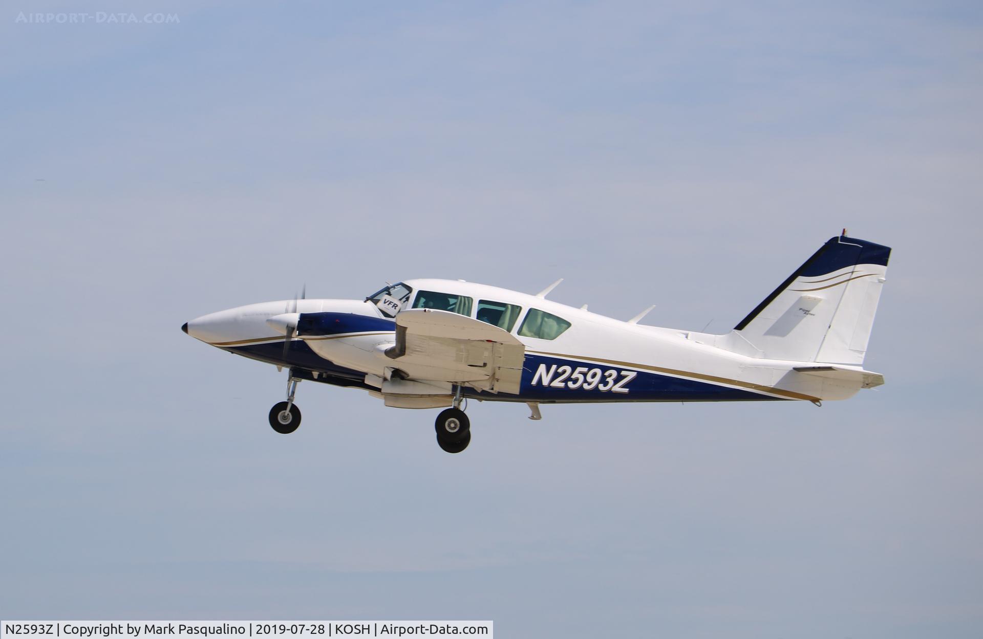 N2593Z, 1980 Piper PA-23-250 Apache C/N 27-8154007, Piper PA-23-250