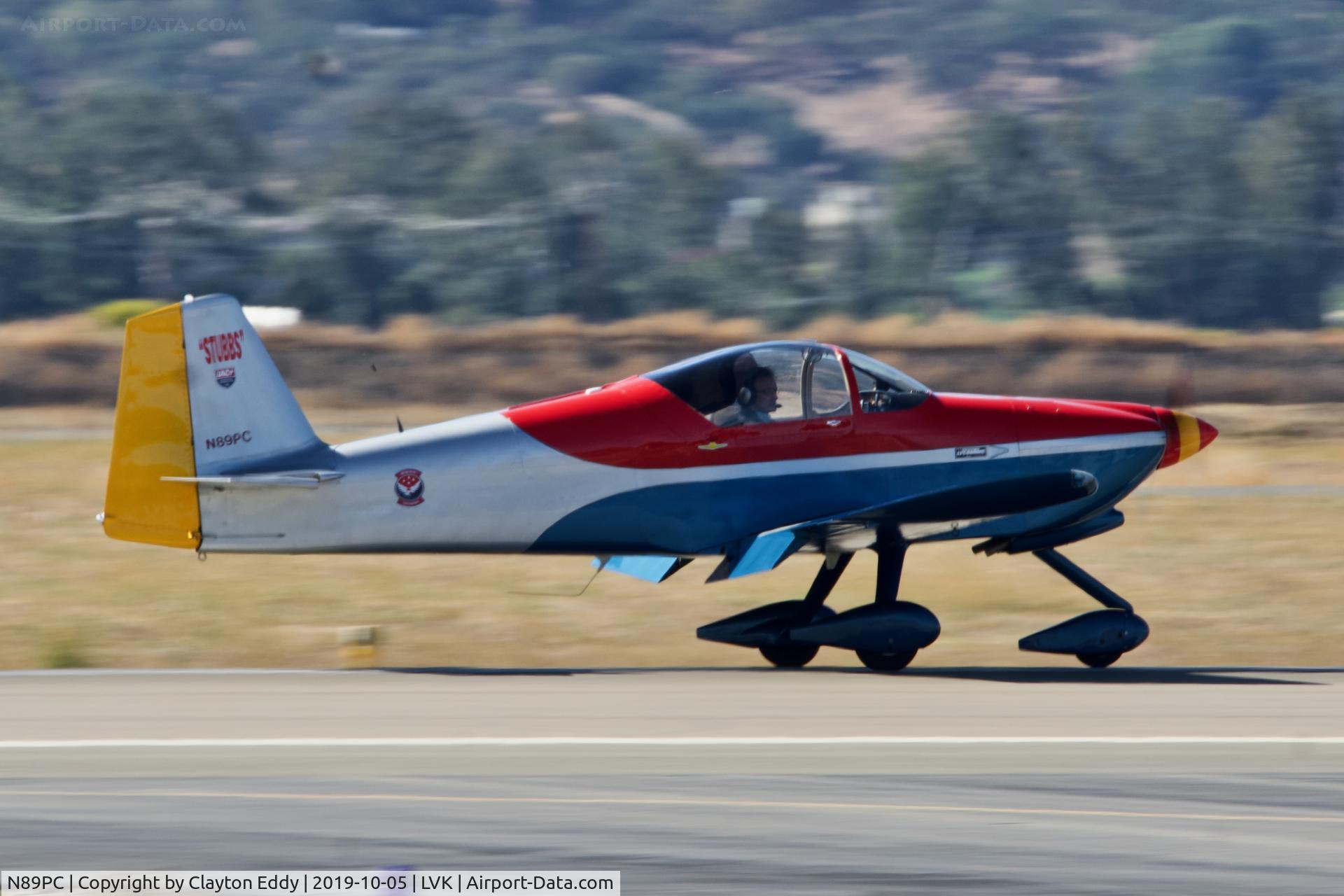 N89PC, 1995 Vans RV-6A C/N 21165, Livermore airport airshow 2019.