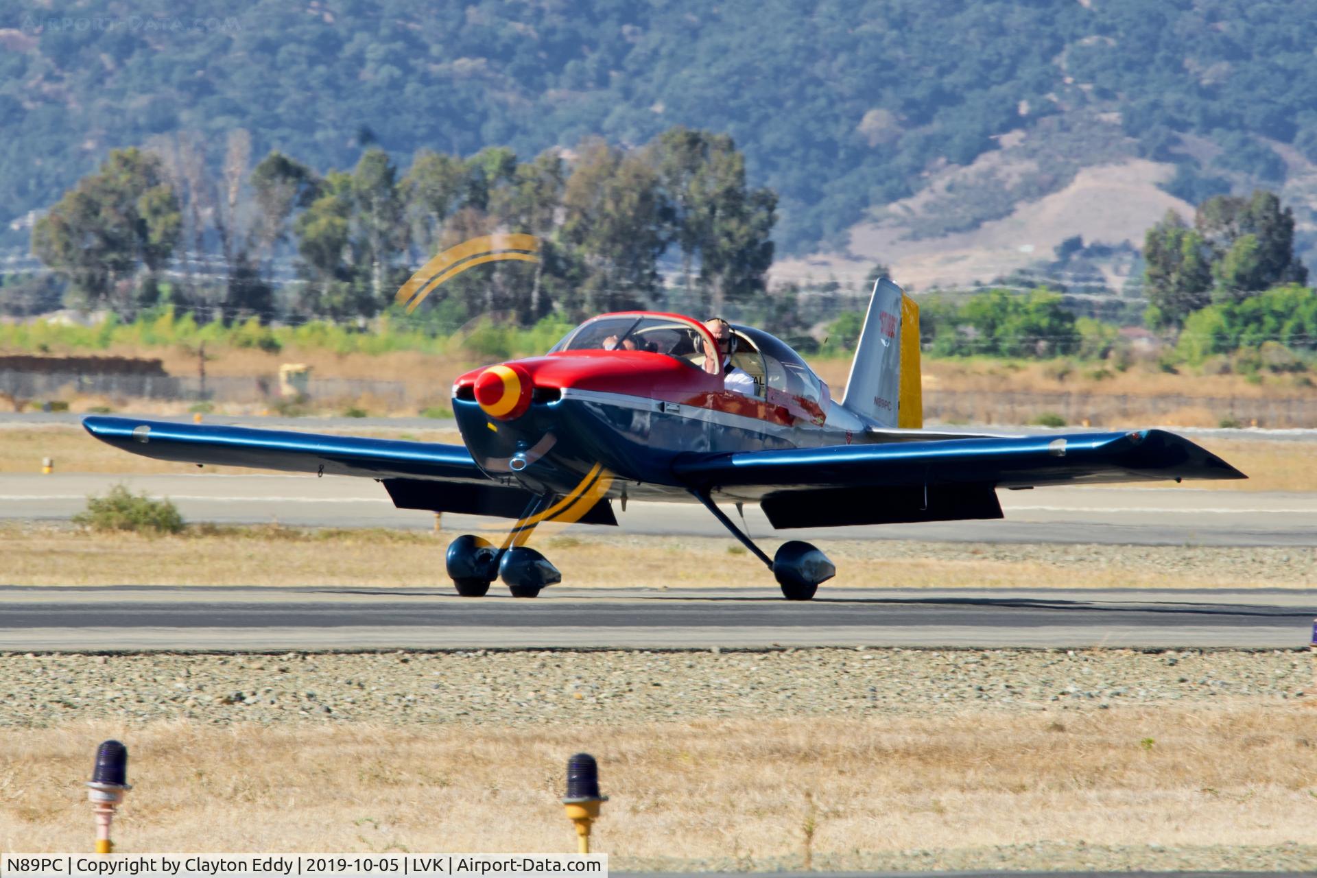 N89PC, 1995 Vans RV-6A C/N 21165, Livermore airport airshow 2019.