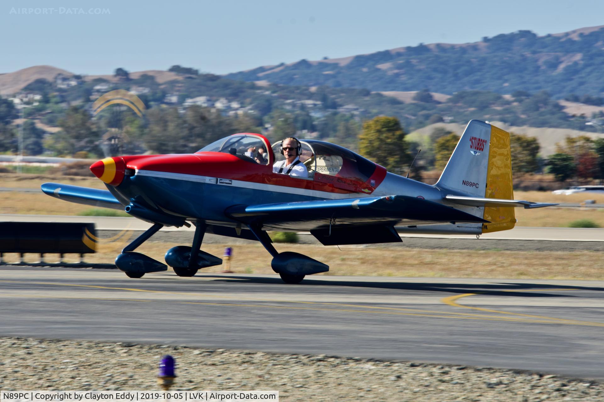 N89PC, 1995 Vans RV-6A C/N 21165, Livermore airport airshow 2019.