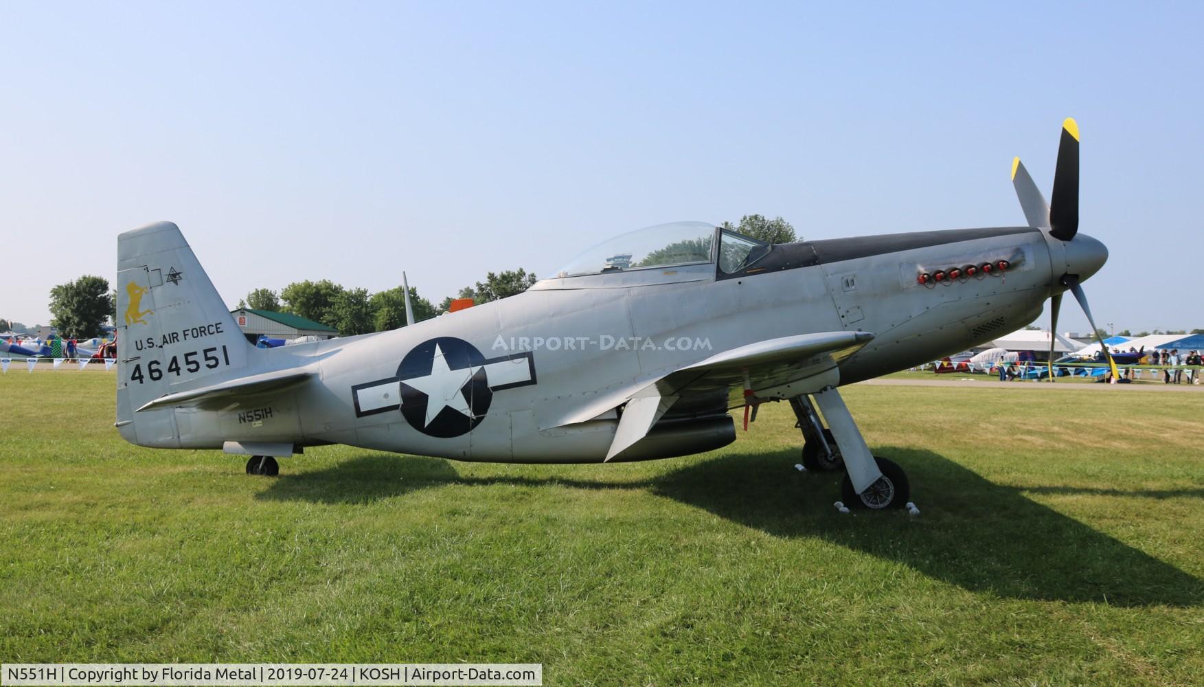N551H, 1944 North American F-51-H-5-NA C/N 44-64314, F-51H