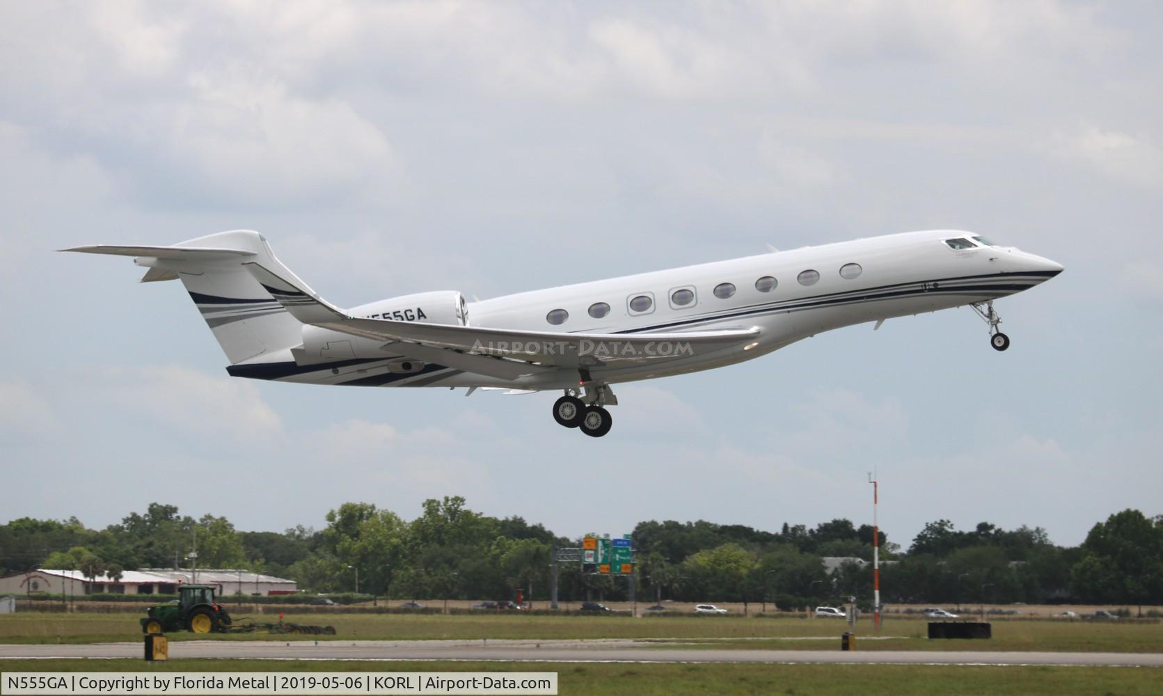 N555GA, 2018 Gulfstream G-VI (G650ER) C/N 6334, Gulfstream 650