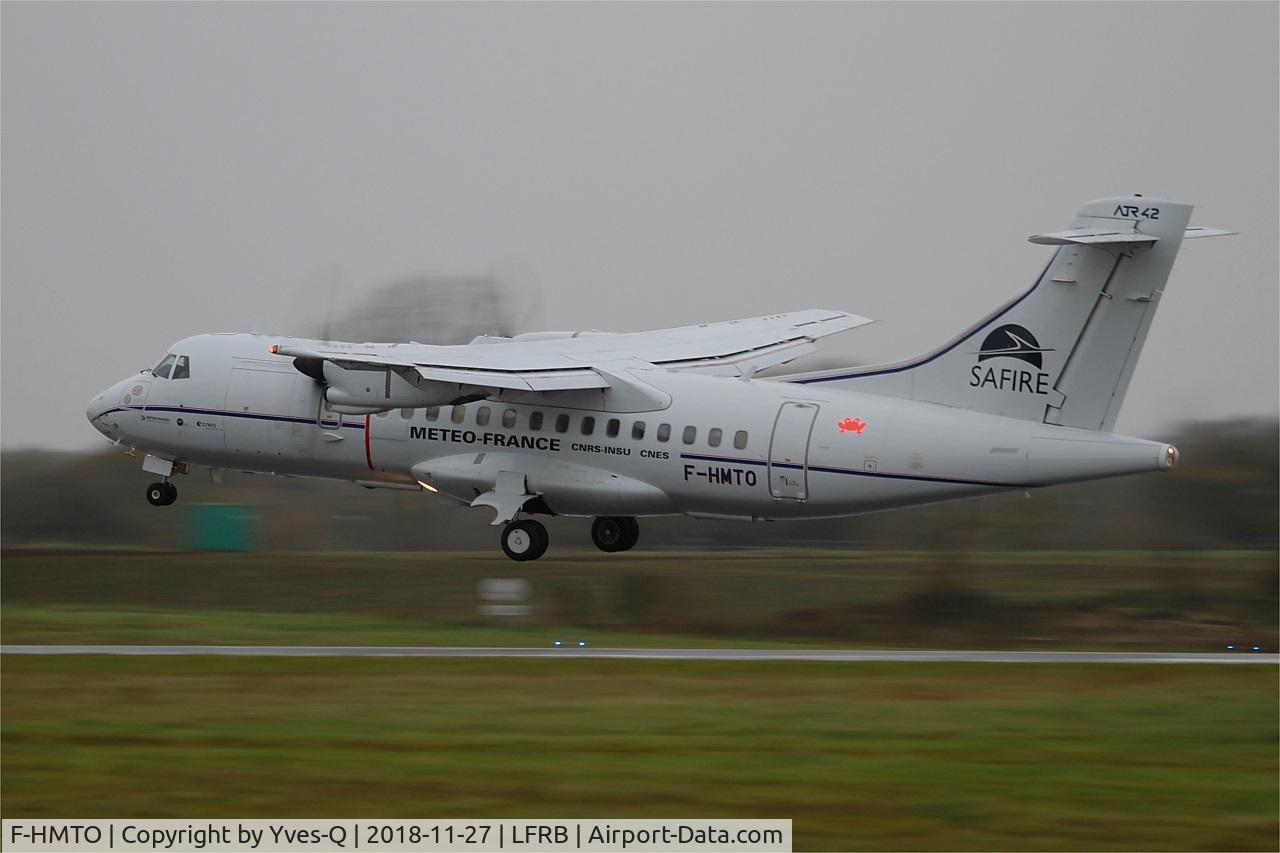 F-HMTO, 1988 ATR 42-320 C/N 078, ATR 42-320, Landing rwy 25L, Brest-Bretagne Airport (LFRB-BES)