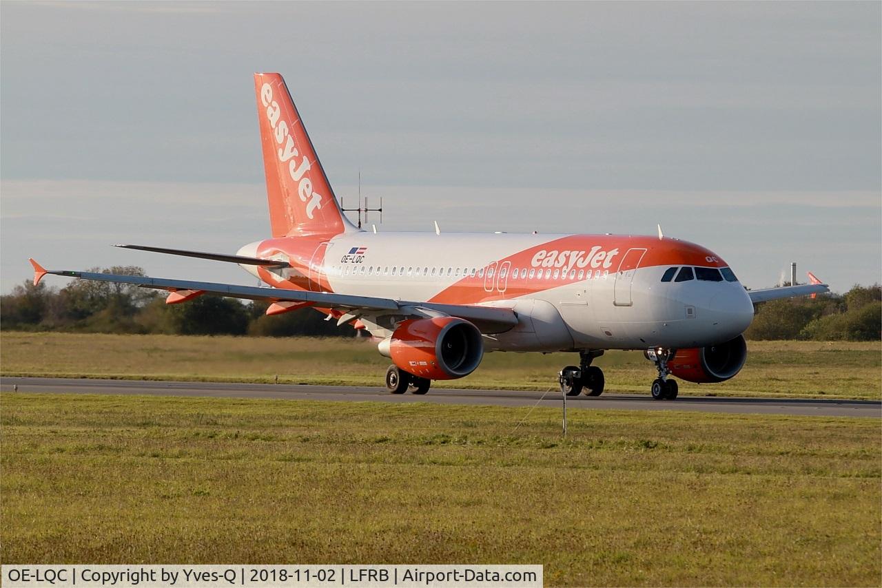 OE-LQC, 2009 Airbus A319-111 C/N 3788, Airbus A319-111, Taxiing rwy 25L, Brest-Bretagne Airport (LFRB-BES)