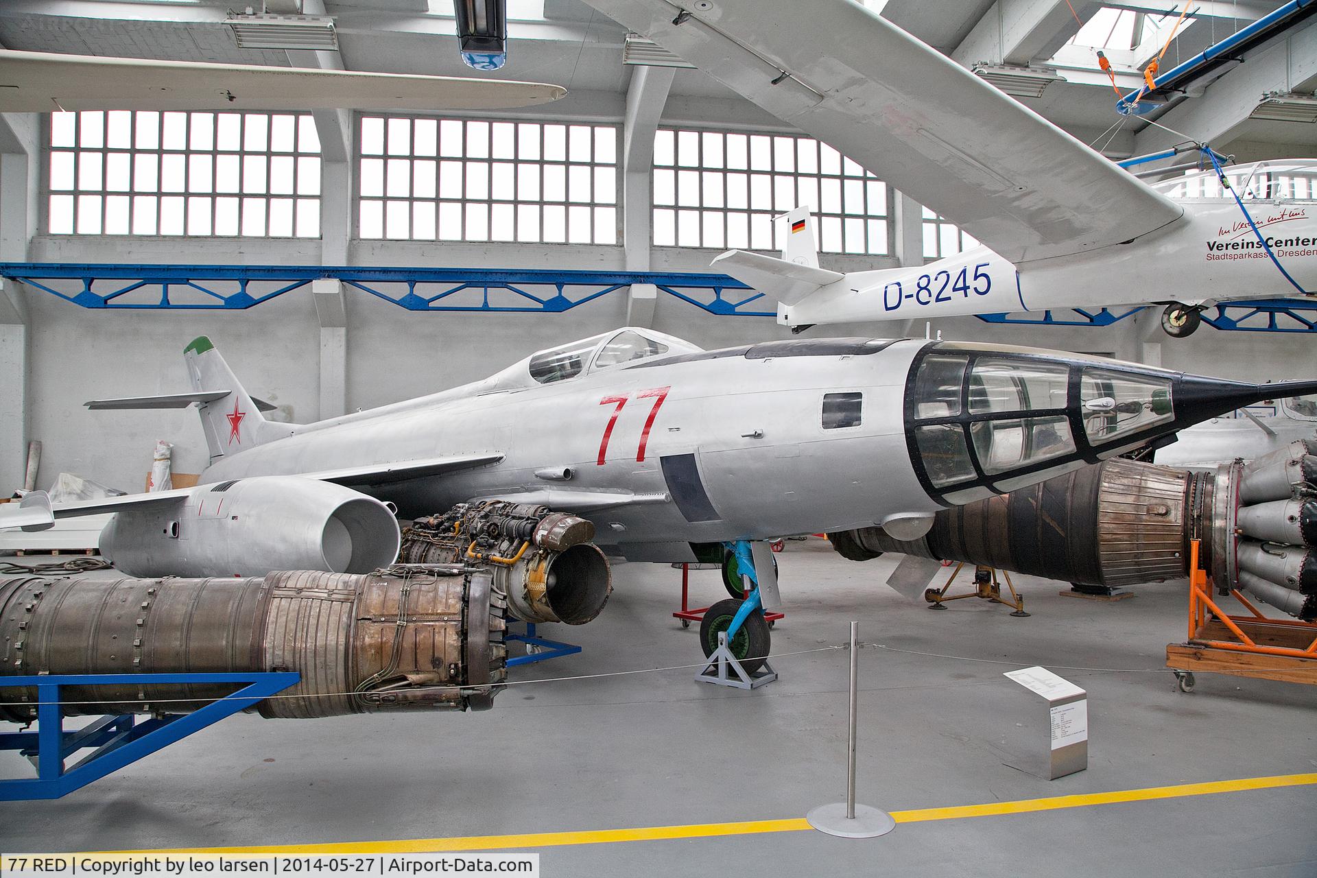 77 RED, Yakovlev Yak-27R C/N 0708, Technikmuseum Dessau 27.5.2014