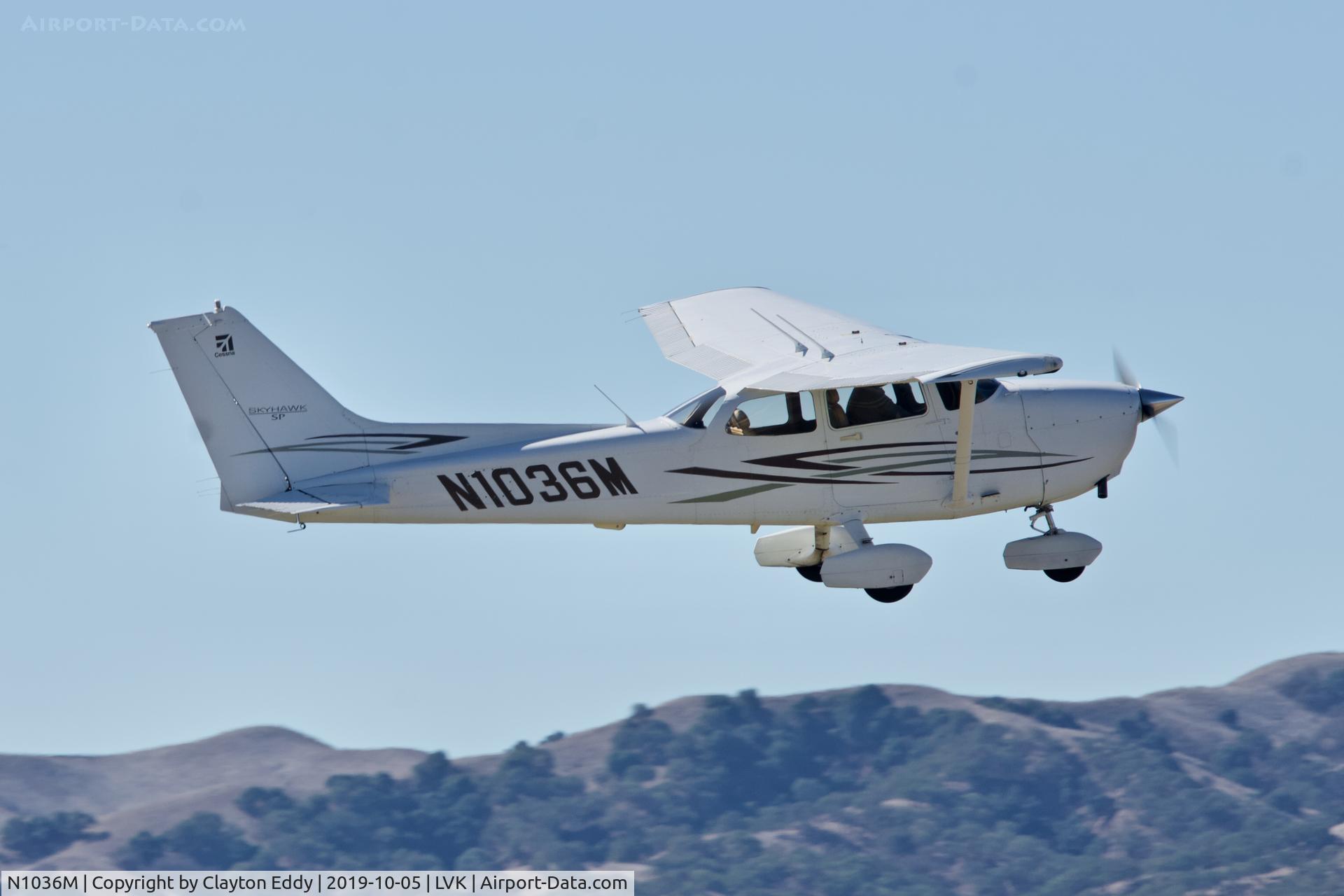 N1036M, 2007 Cessna 172S C/N 172S10599, Livermore airport airshow 2019.