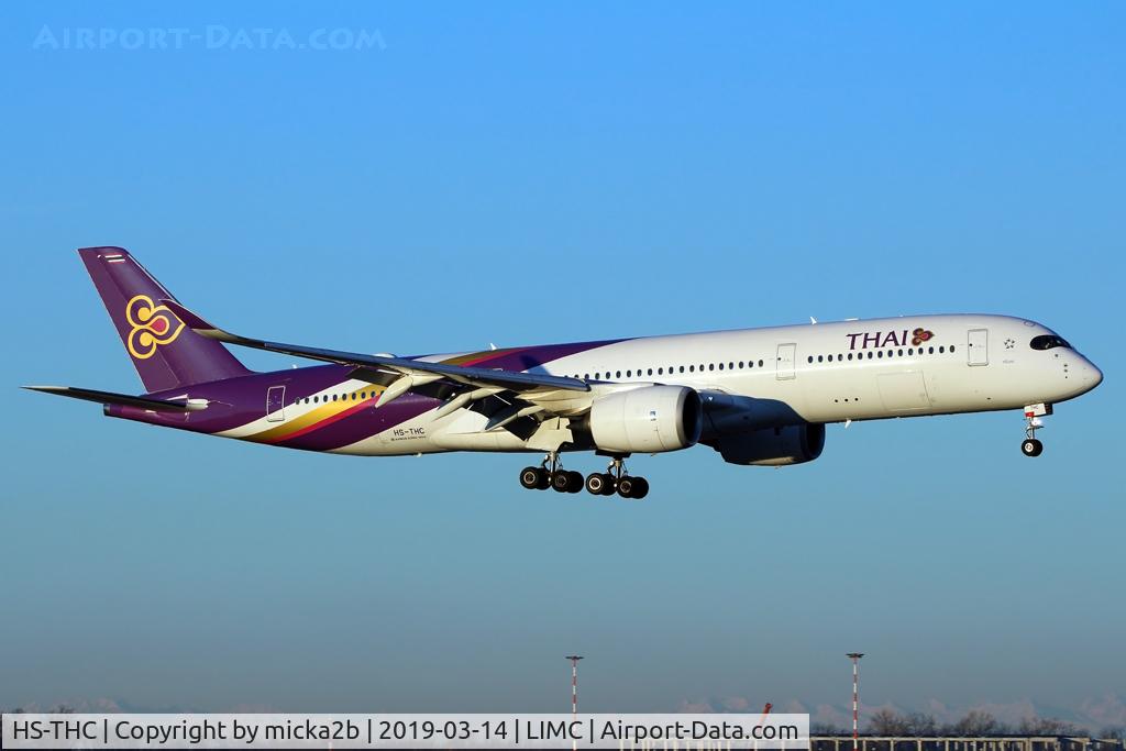 HS-THC, 2016 Airbus A350-941 C/N 050, Landing