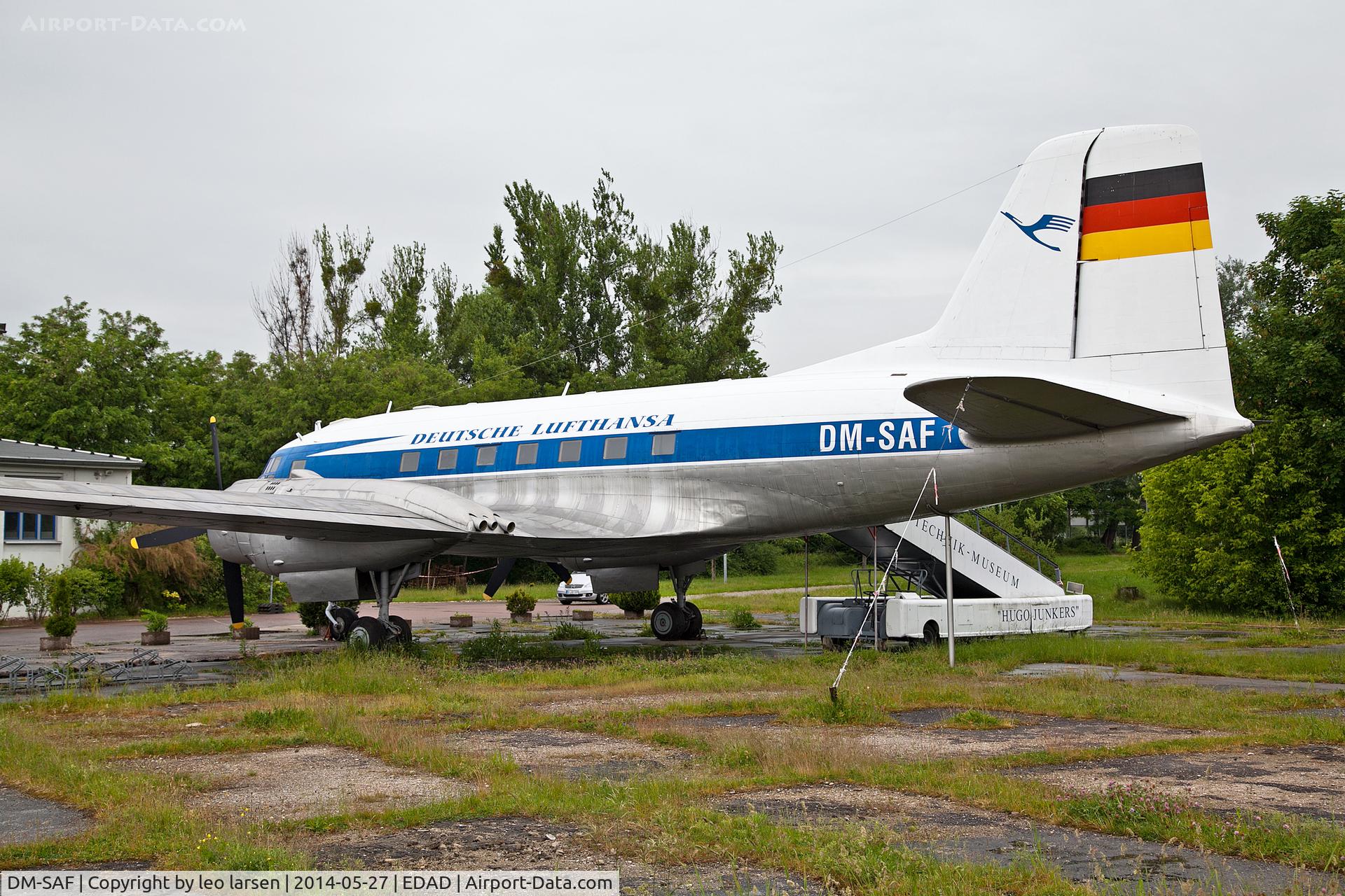 DM-SAF, 1957 Ilyushin (VEB) Il-14P C/N 14803016, Technikmuseum Dessau 24.5.2014