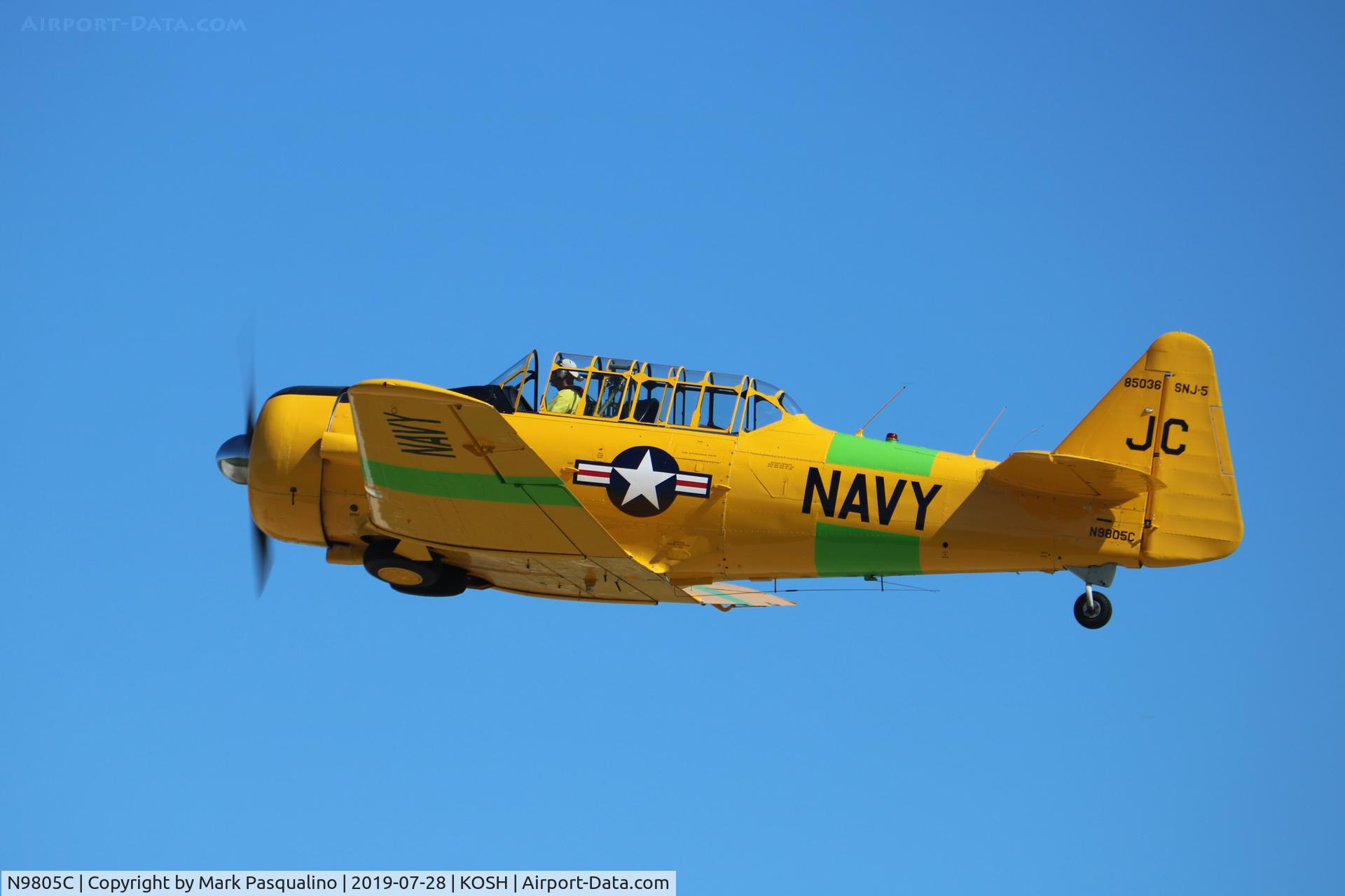 N9805C, 1945 North American SNJ-5B Texan C/N 85036, North American SNJ-5B